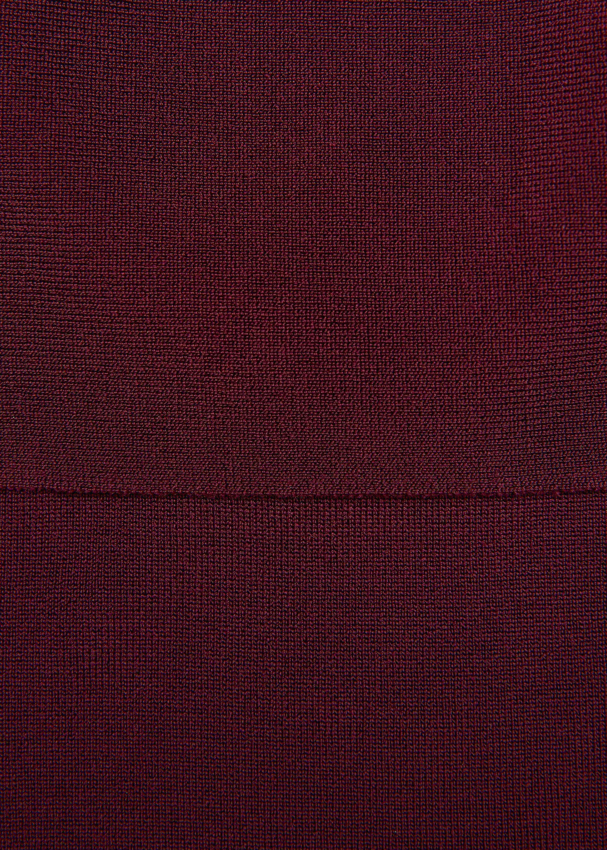 Scarf Detail Off The Shoulder Knit Dress