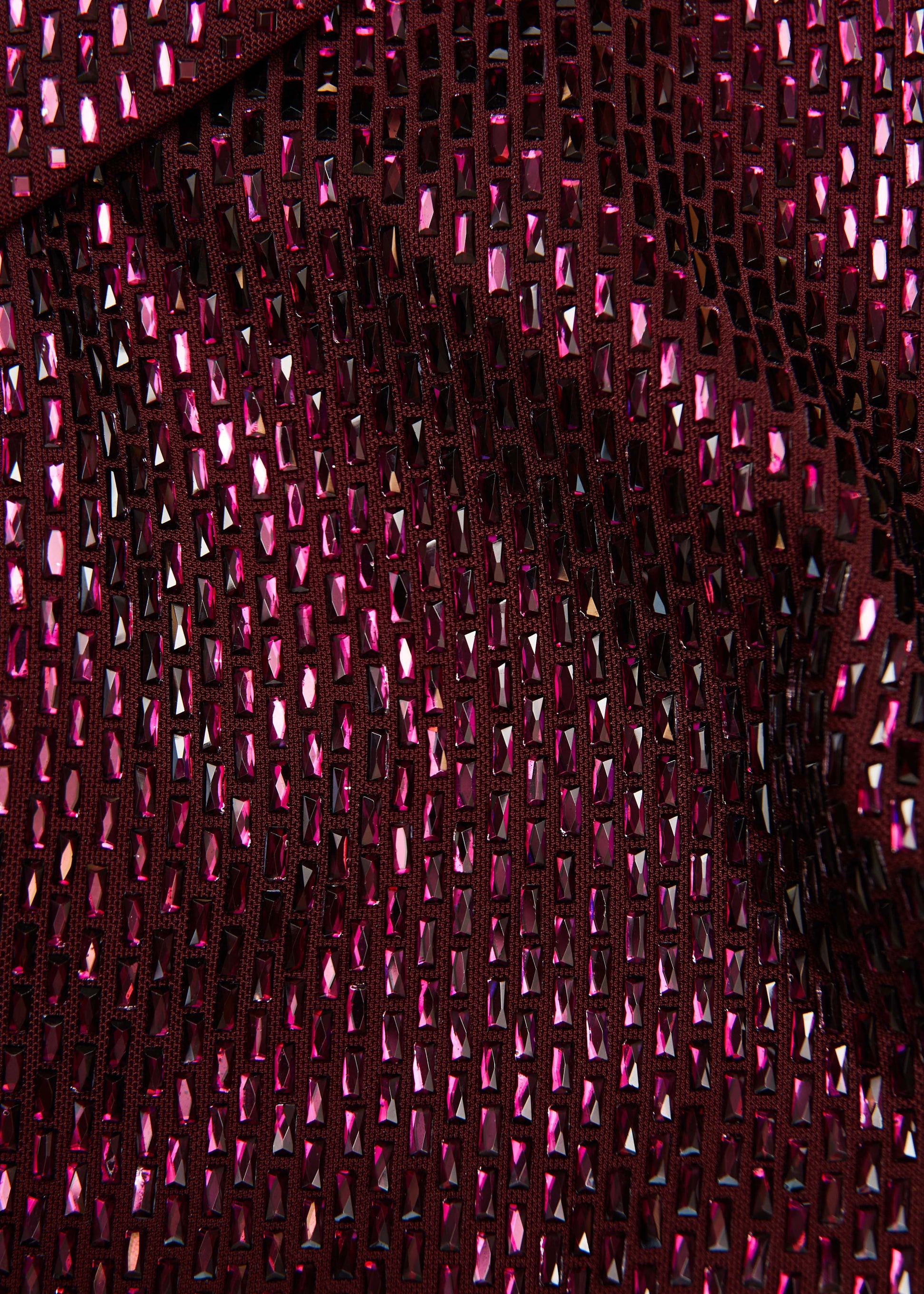 Asymmetrical Fold Diamante Cocktail Dress