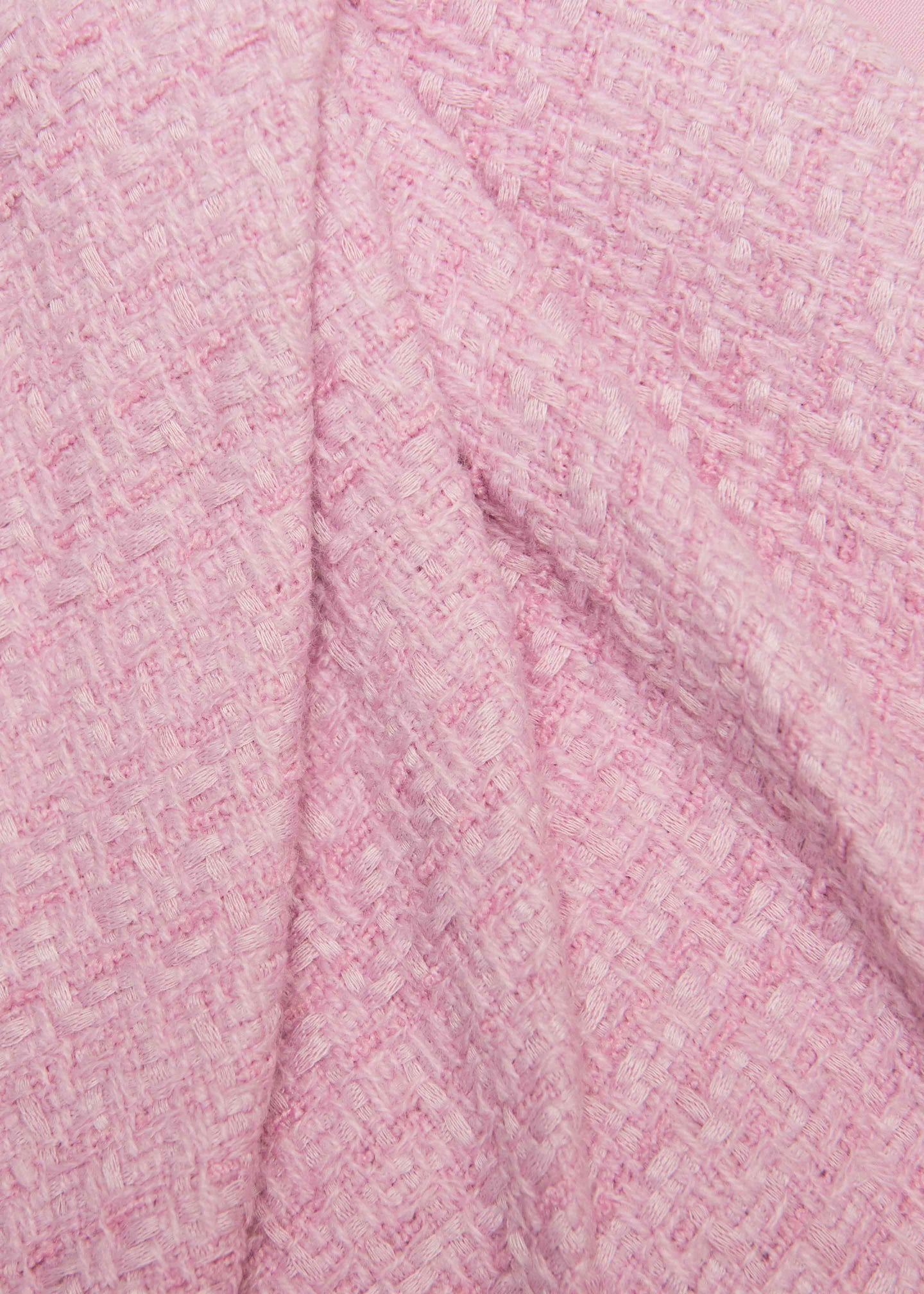 Asymmetrical Twist Belted Boucle Dress