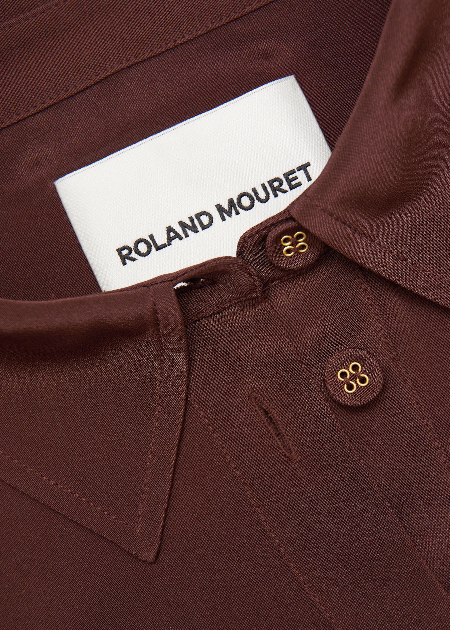 Silk Midi Shirt Dress