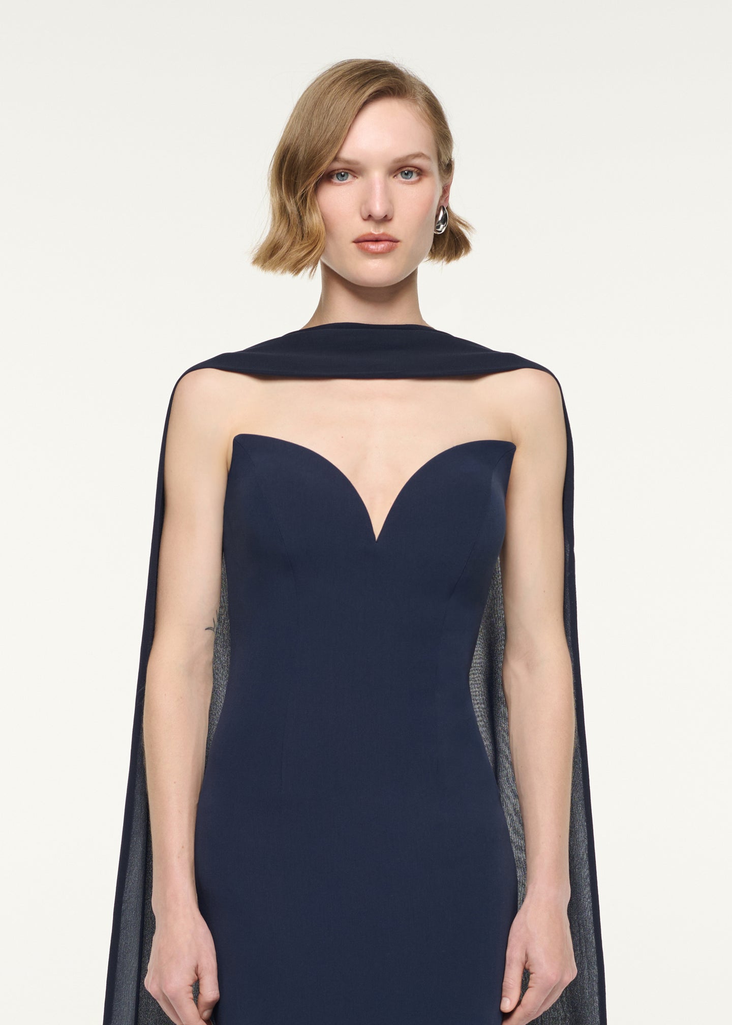 Plunge Neckline Gown
