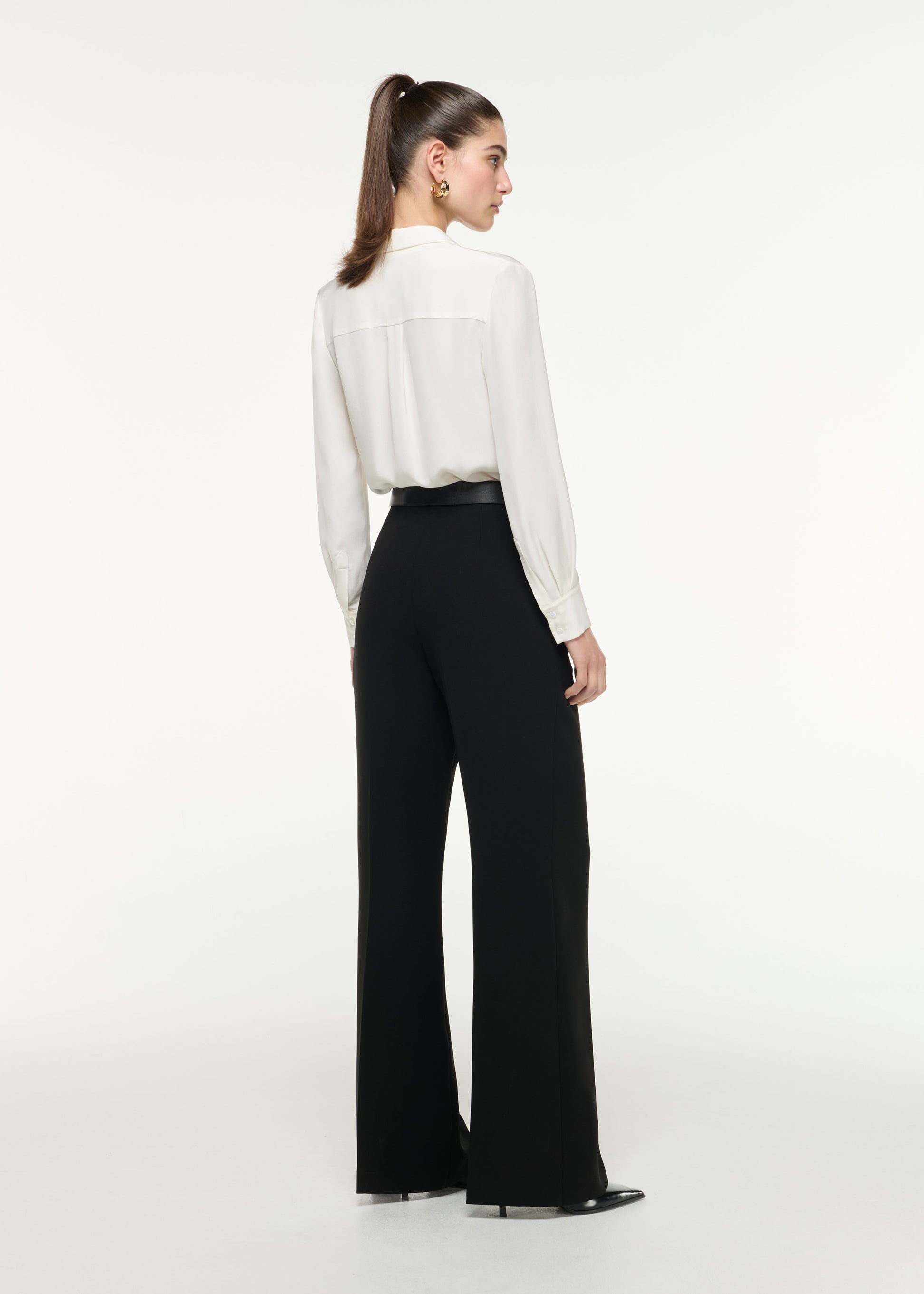 High Waisted Cady Trouser