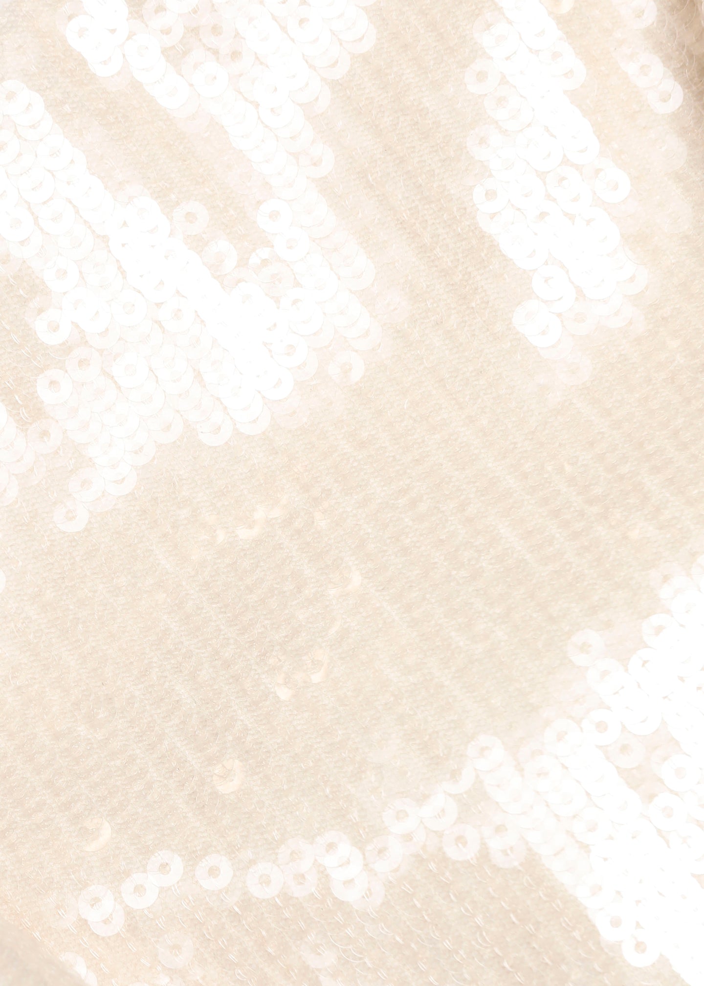 Curved Neckline Sequin Column Gown