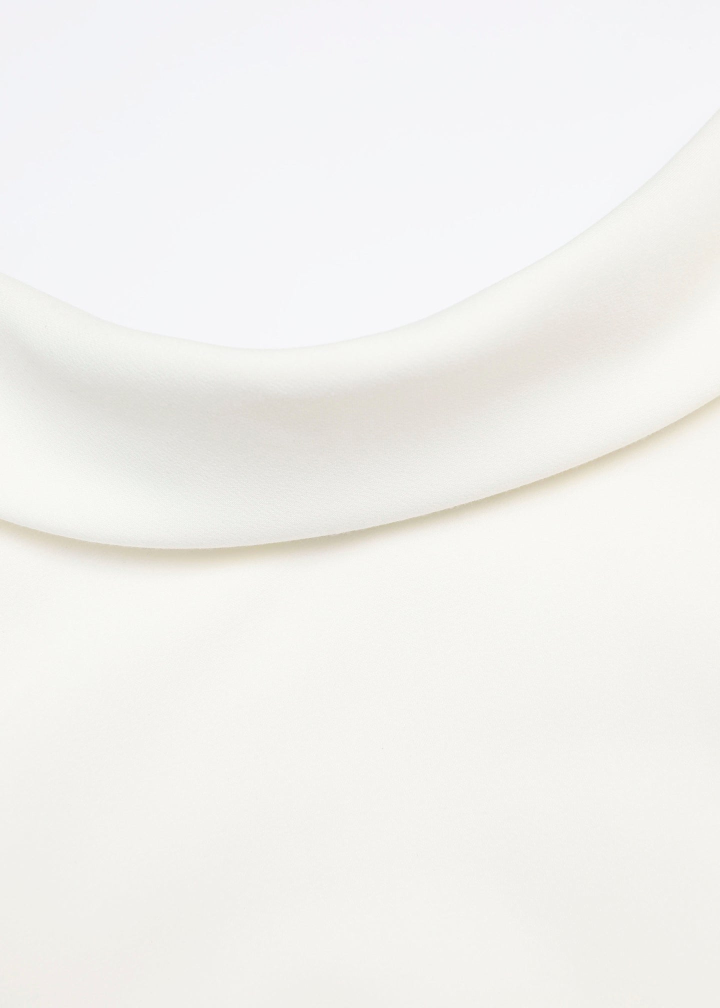 Collared Crepe Column Midi Dress