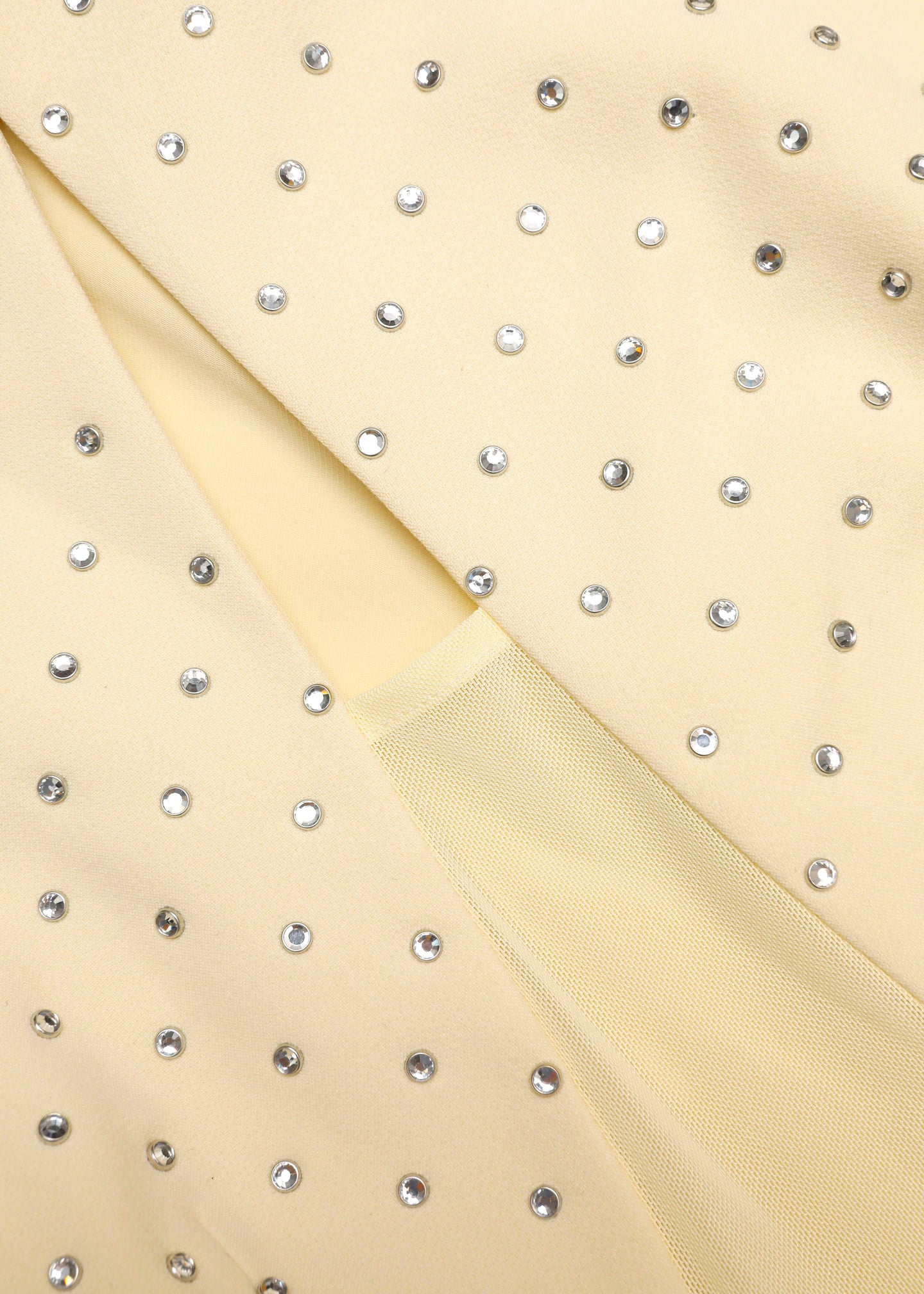 Chiffon Cape On Diamante Crepe Gown