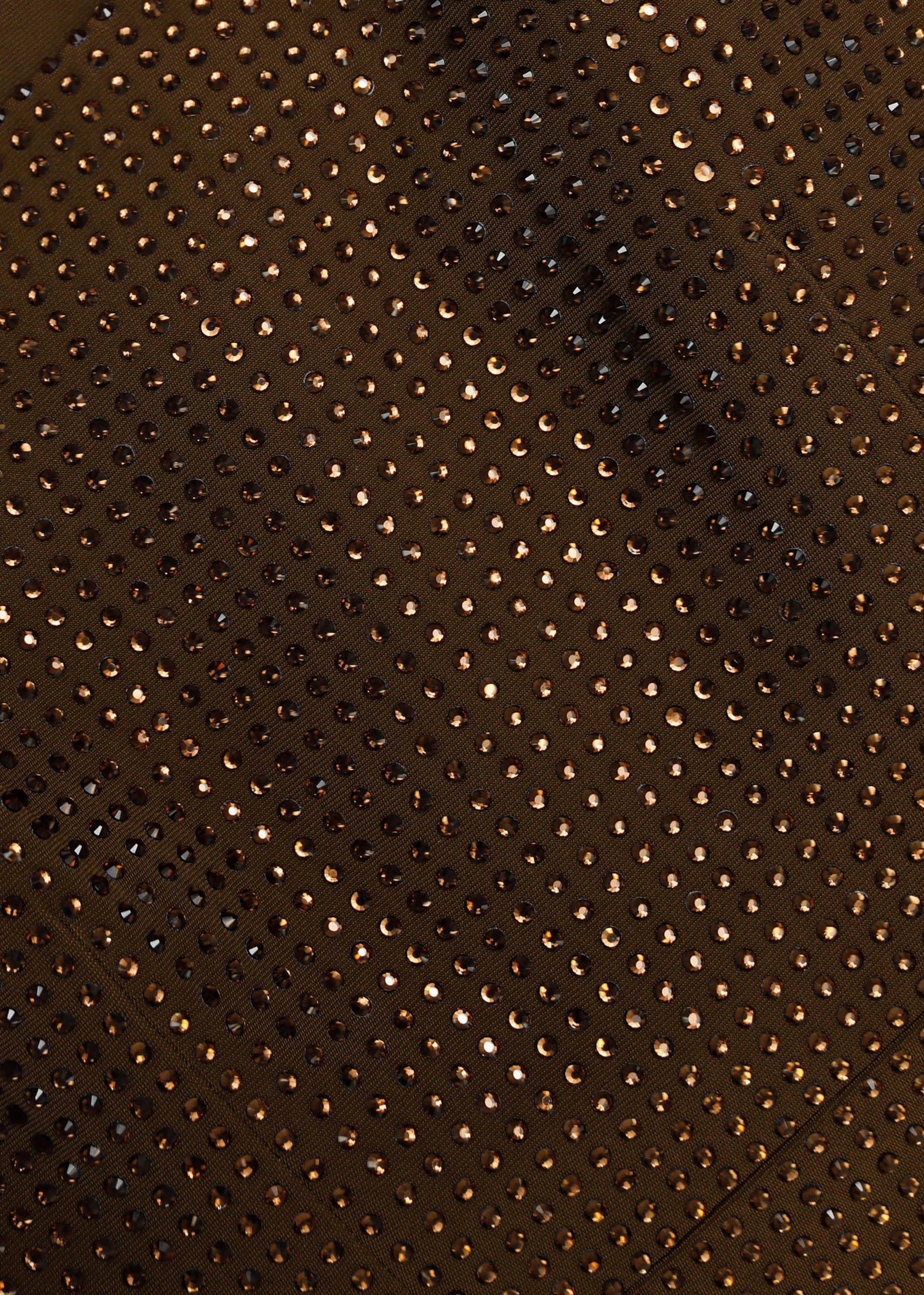 Strapless Diamante Gown