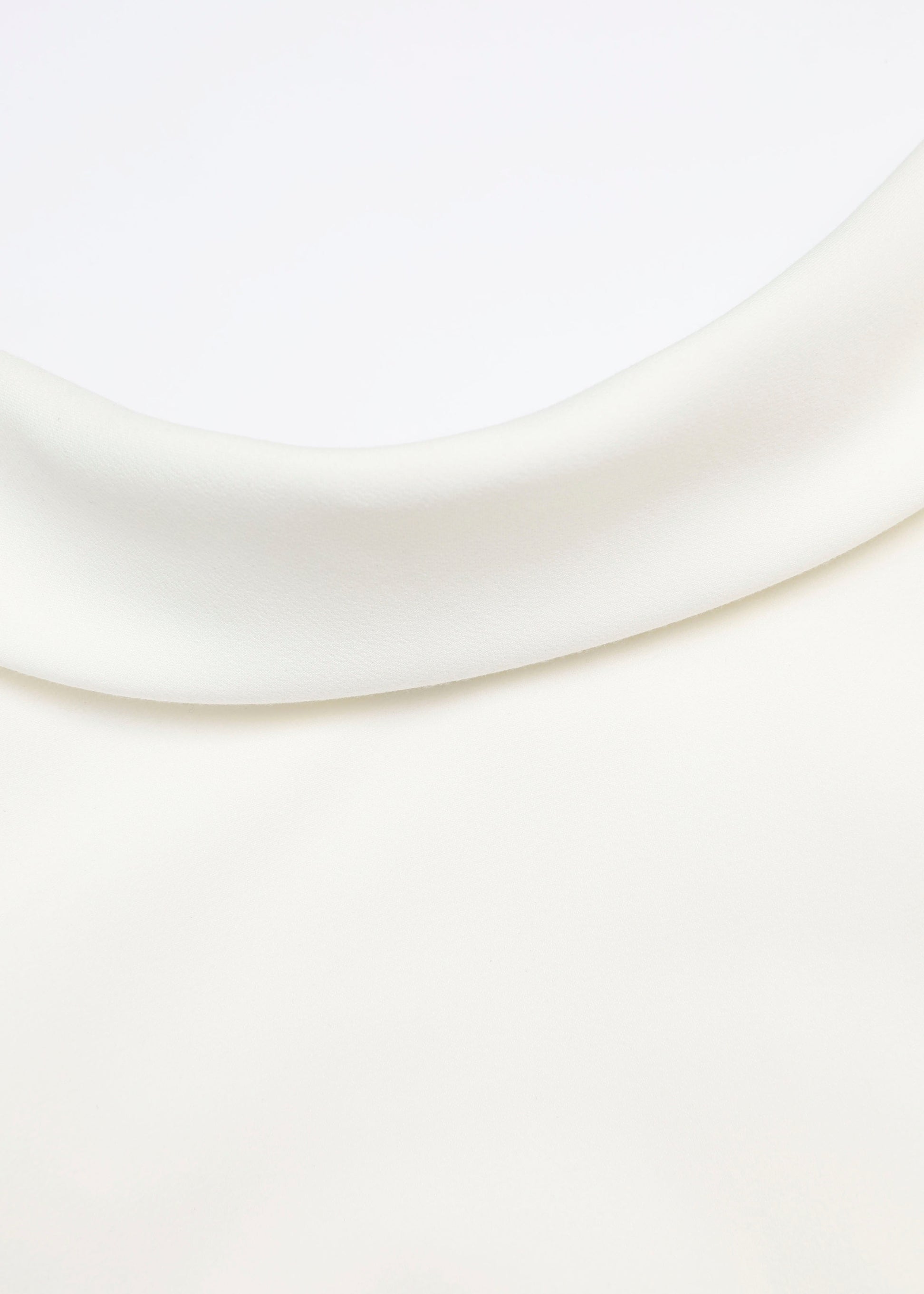 Collared Crepe Midi Dress