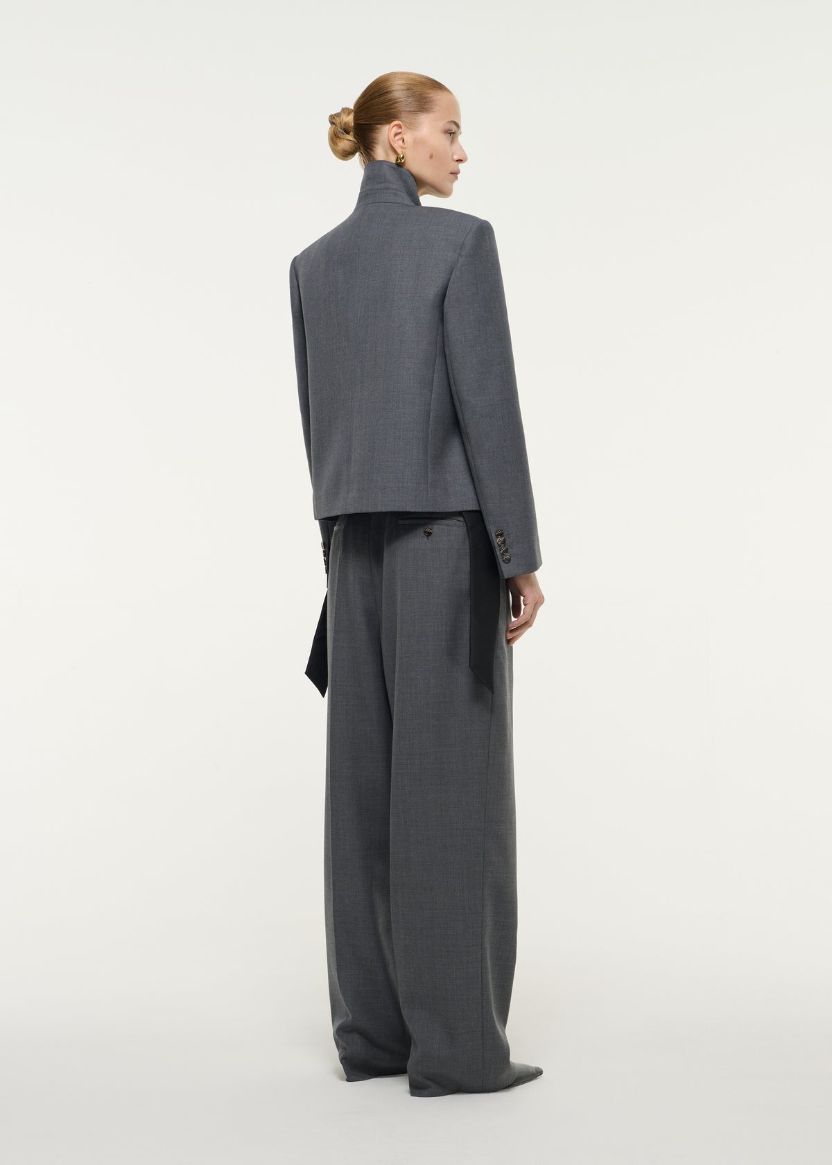 High Collar Tailored Jacket