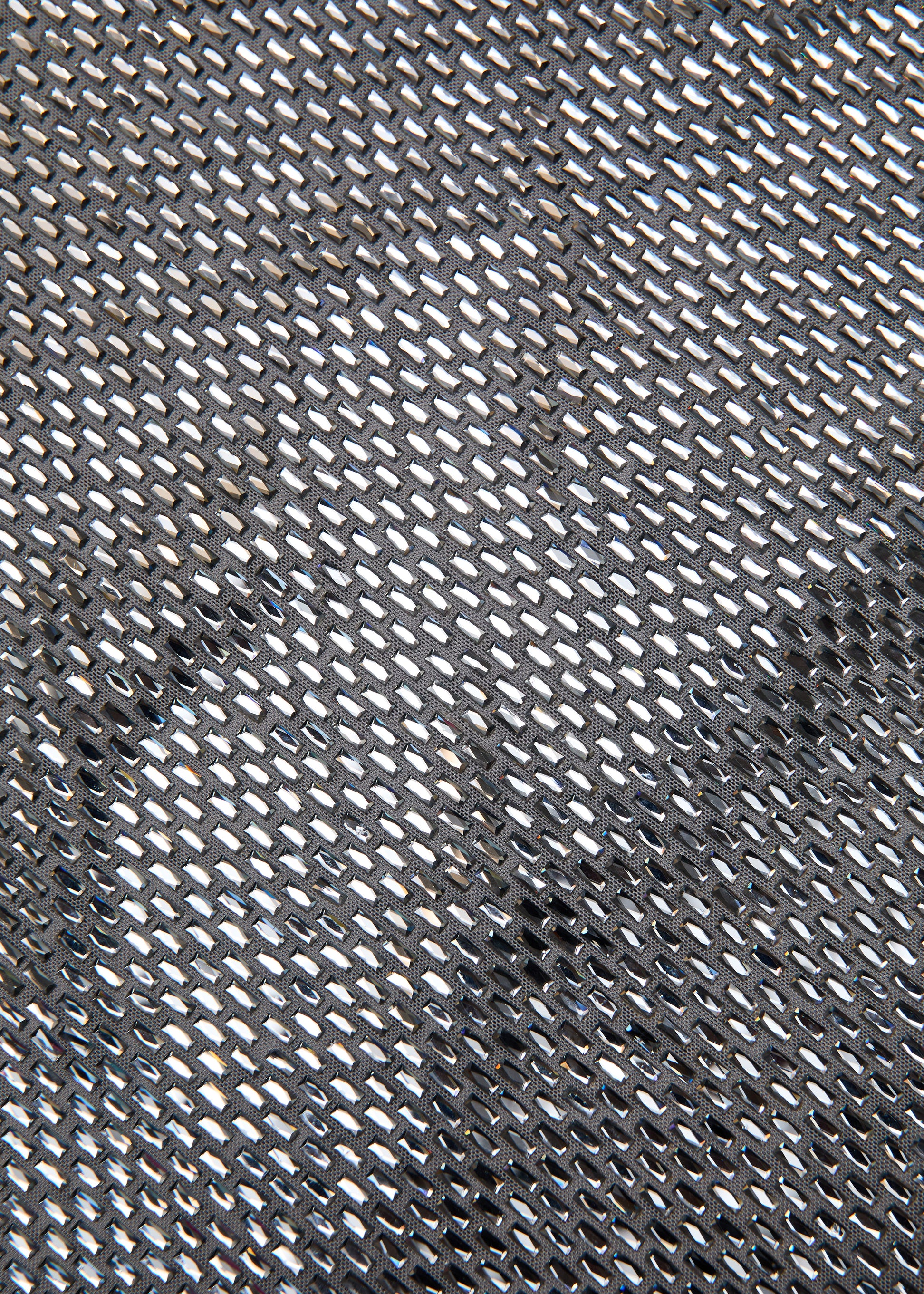 Deep Plunge Diamante Gown