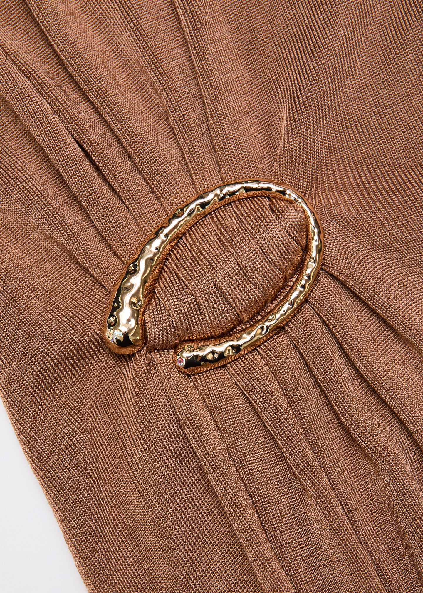 Buckle Viscose Knit Dress