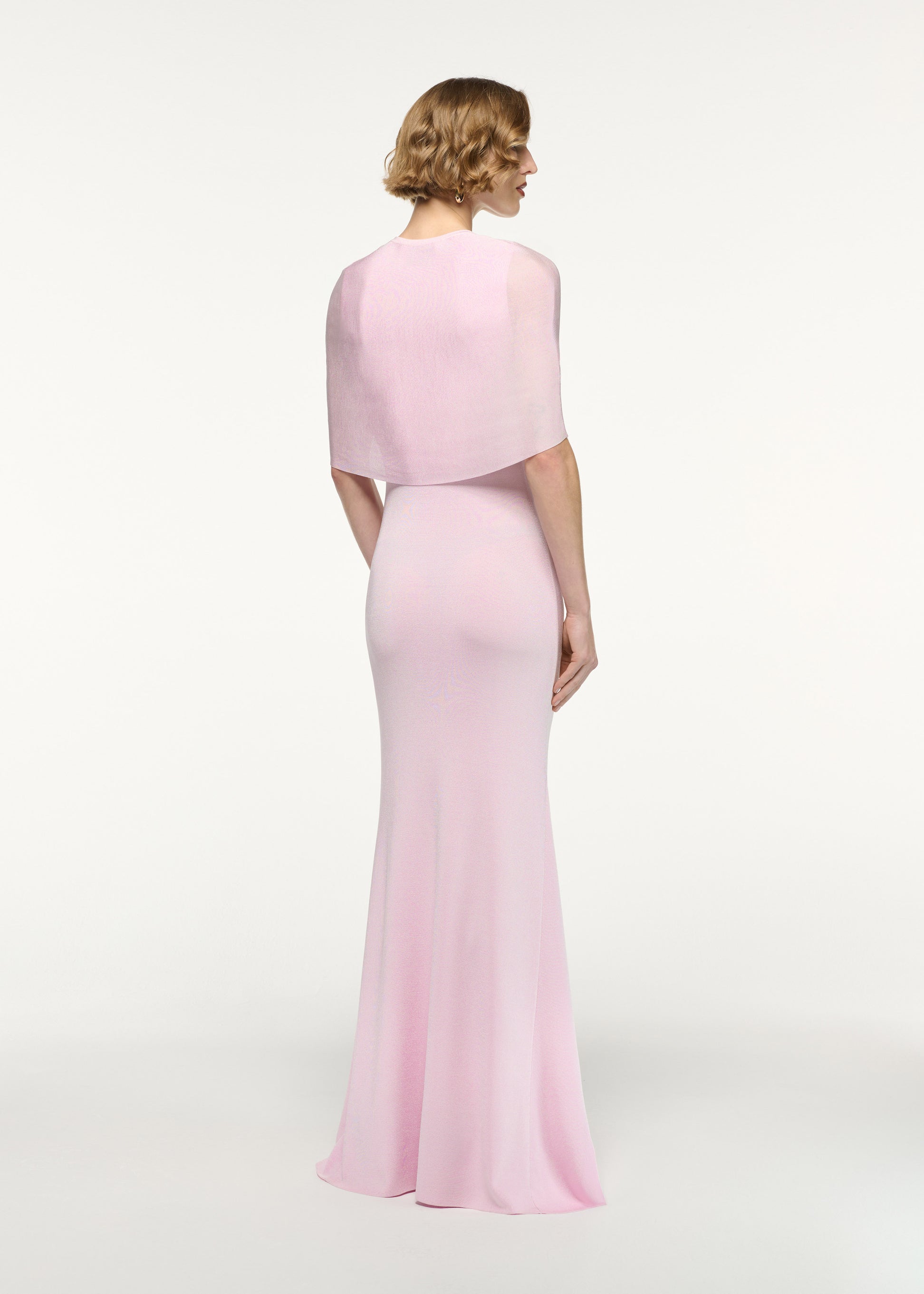 Twist Drape Viscose Knit Dress