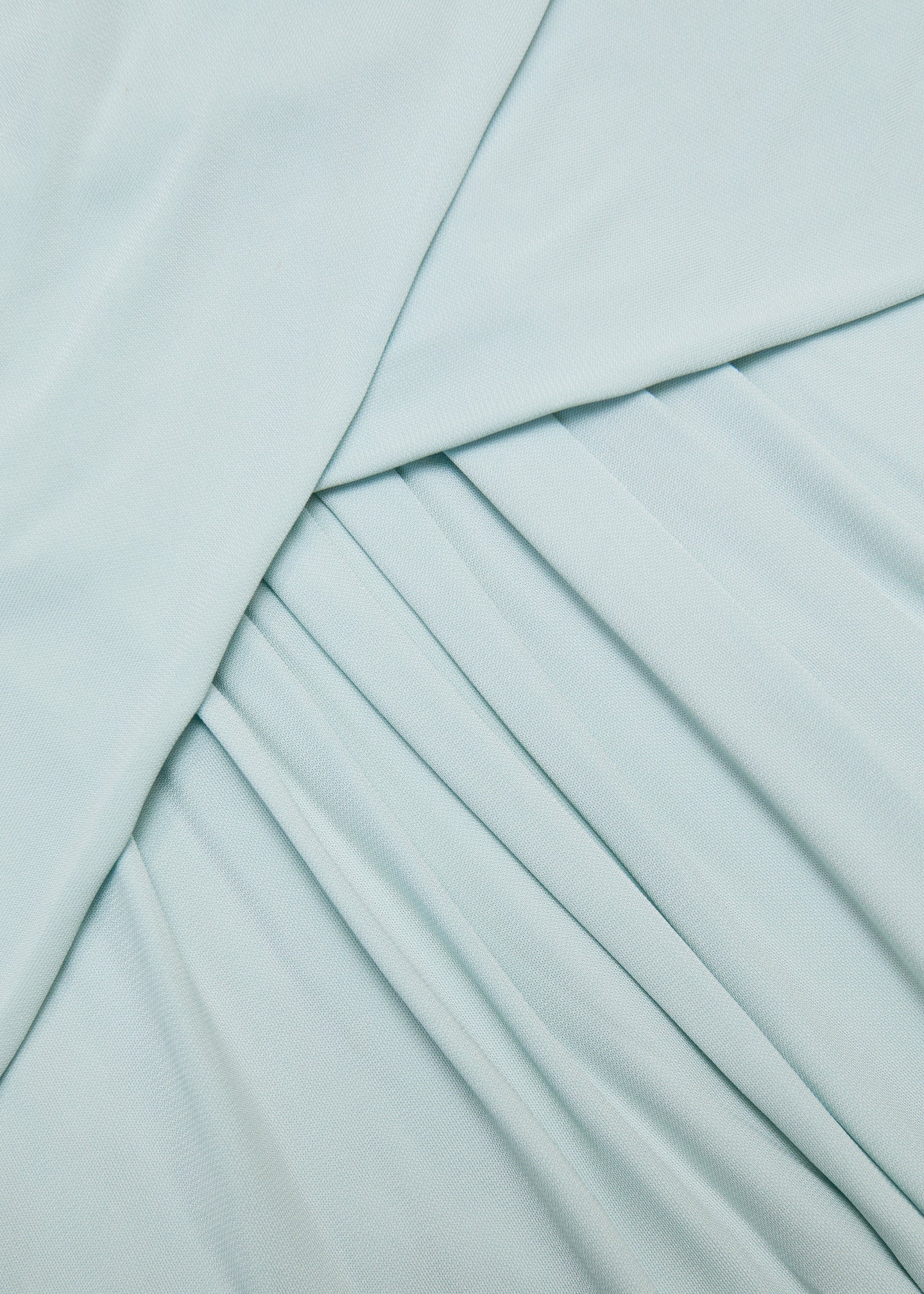 Waterfall Cross Drape Jersey Gown