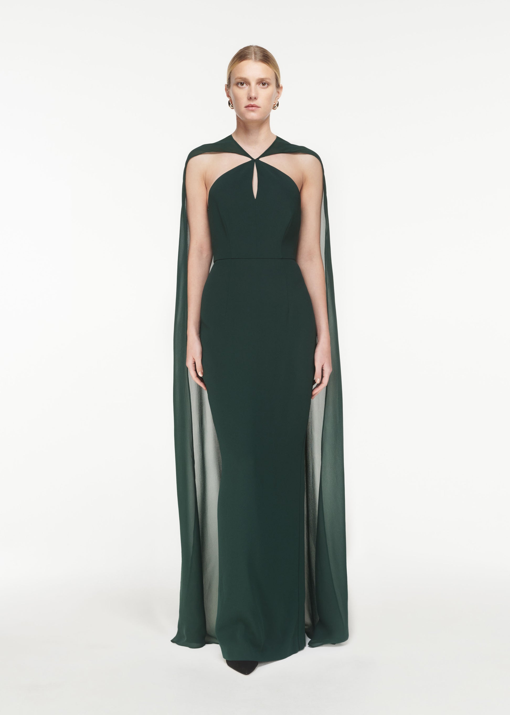 Satin Crepe Gown