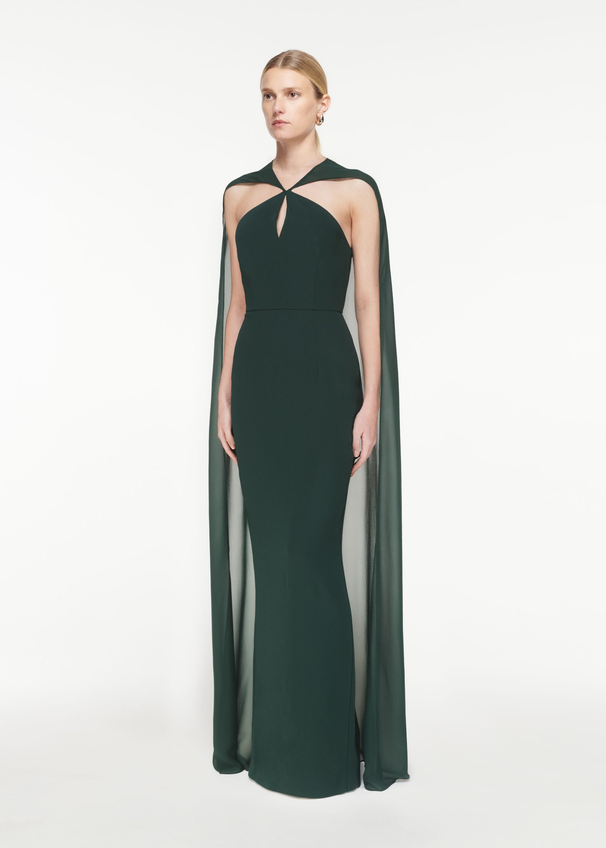 Satin Crepe Gown