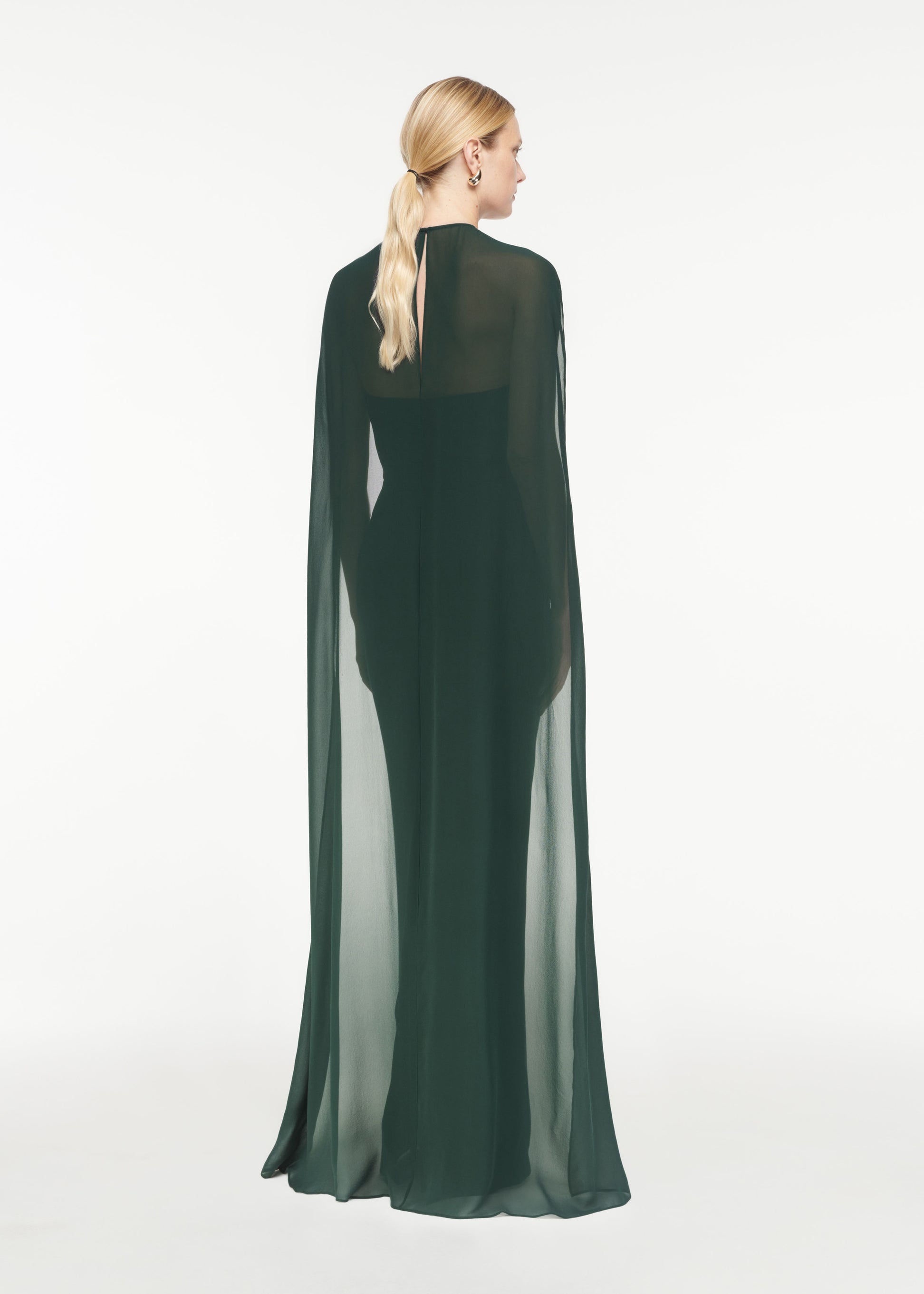 Satin Crepe Gown