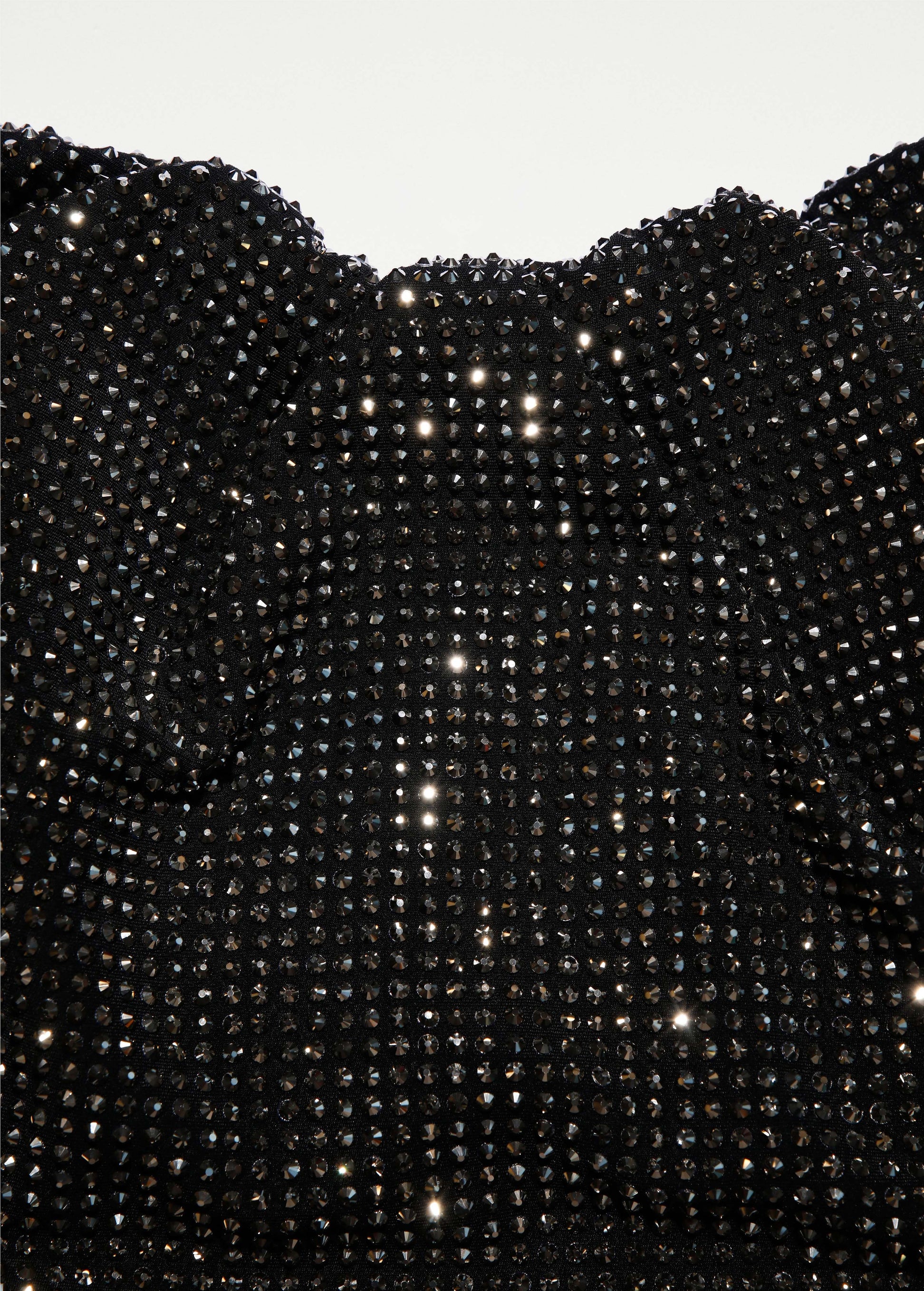 Strapless Diamante Maxi Dress