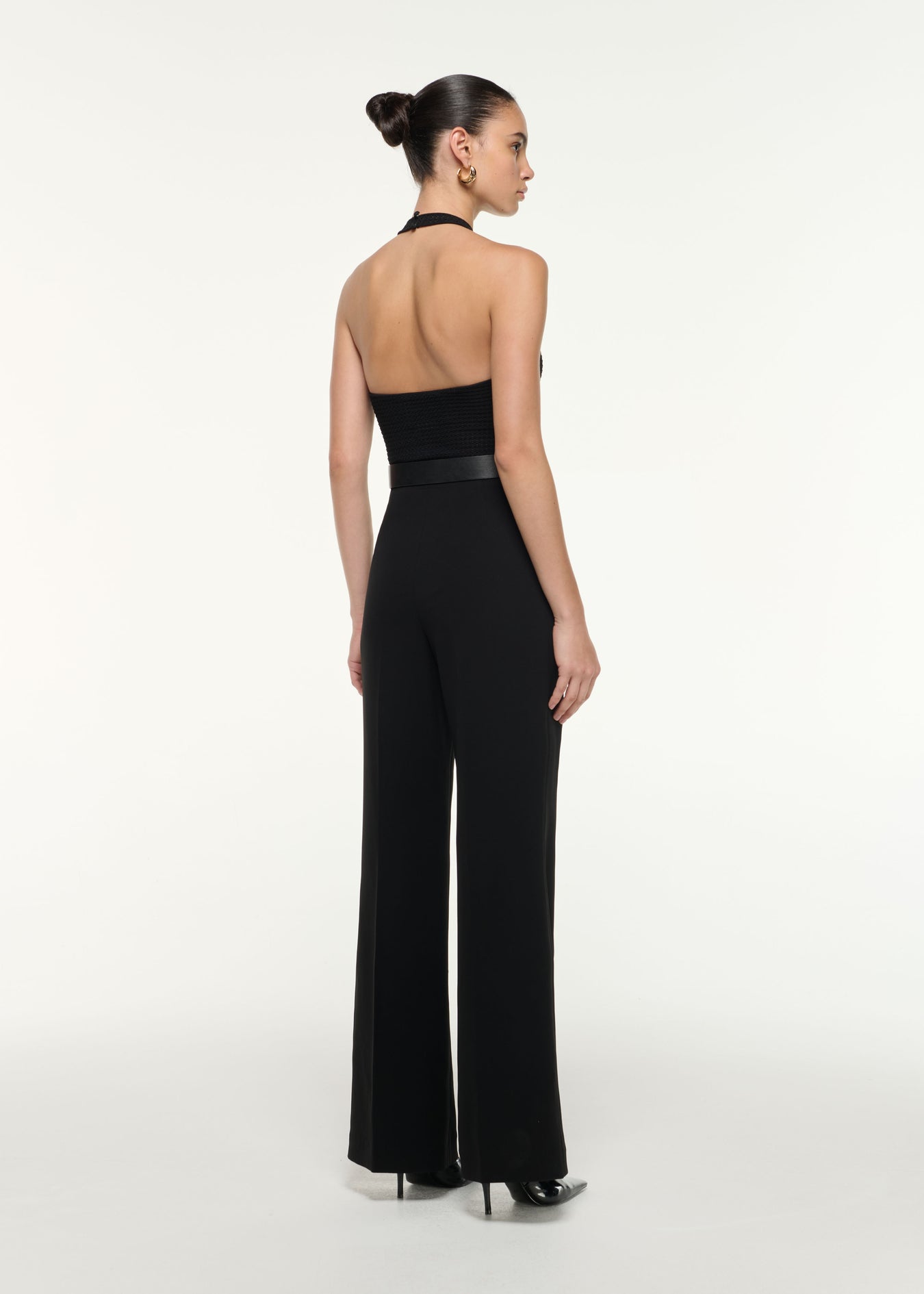 High Waisted Wide Leg Trouser