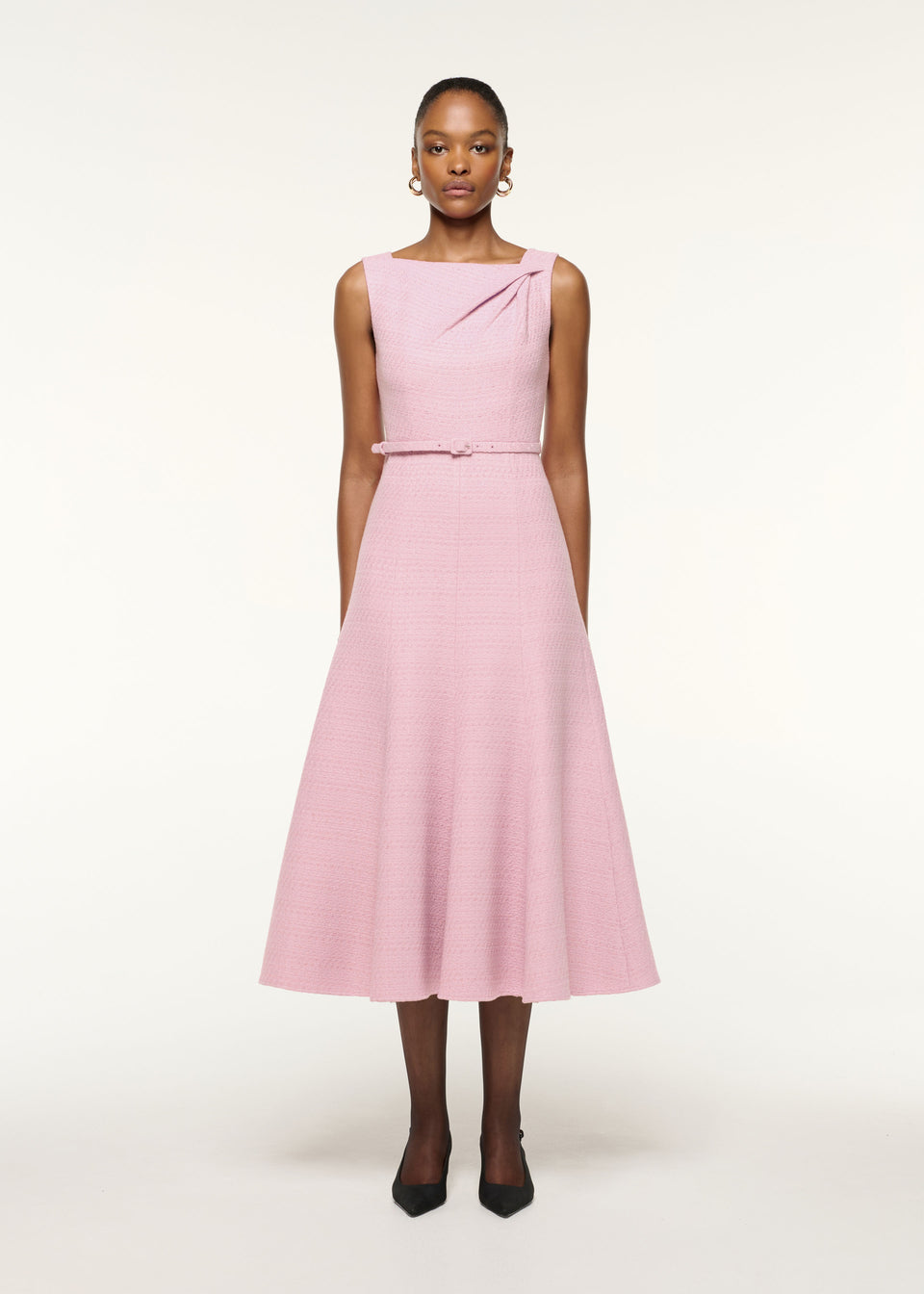 Asymmetrical Twist Belted Wool Dress Mulberry Roland Mouret Asymmetrical Twist Belted Wool Dress Mulberry Roland Mouret