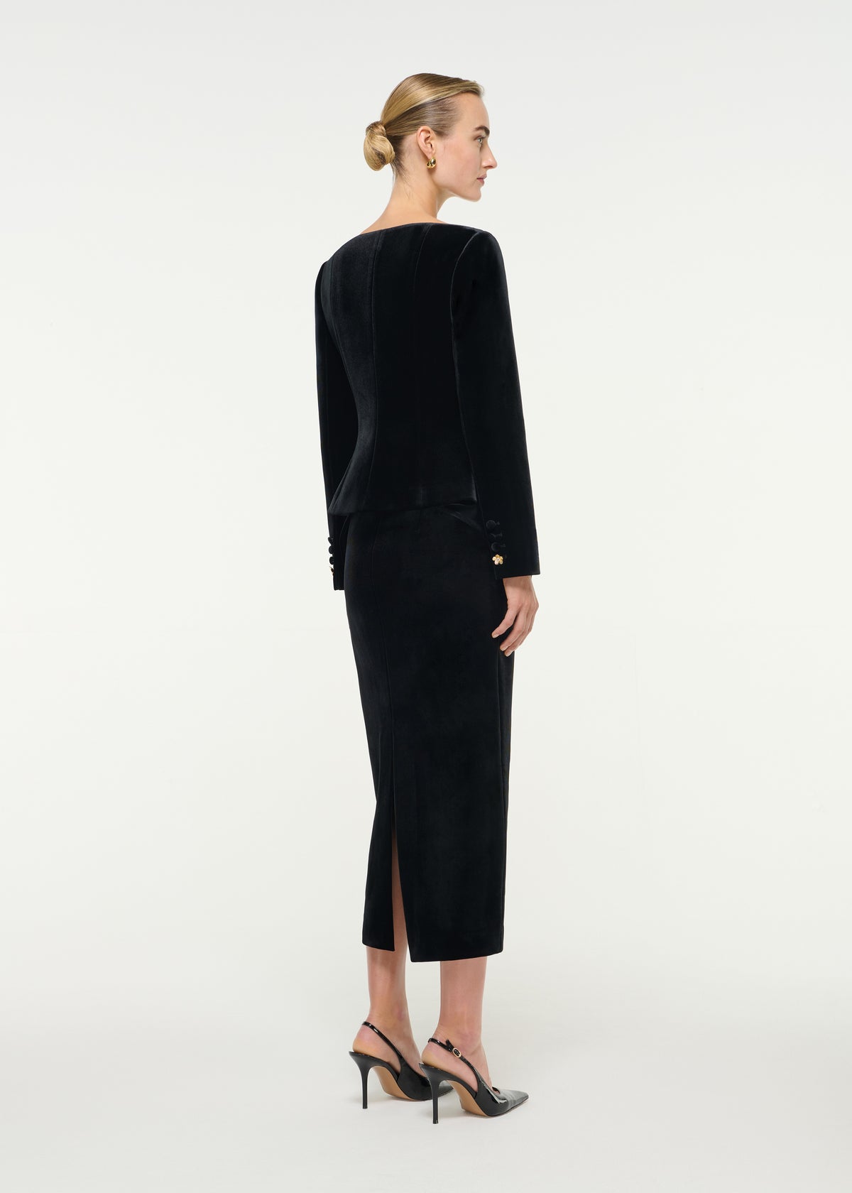 Velvet Midi Skirt