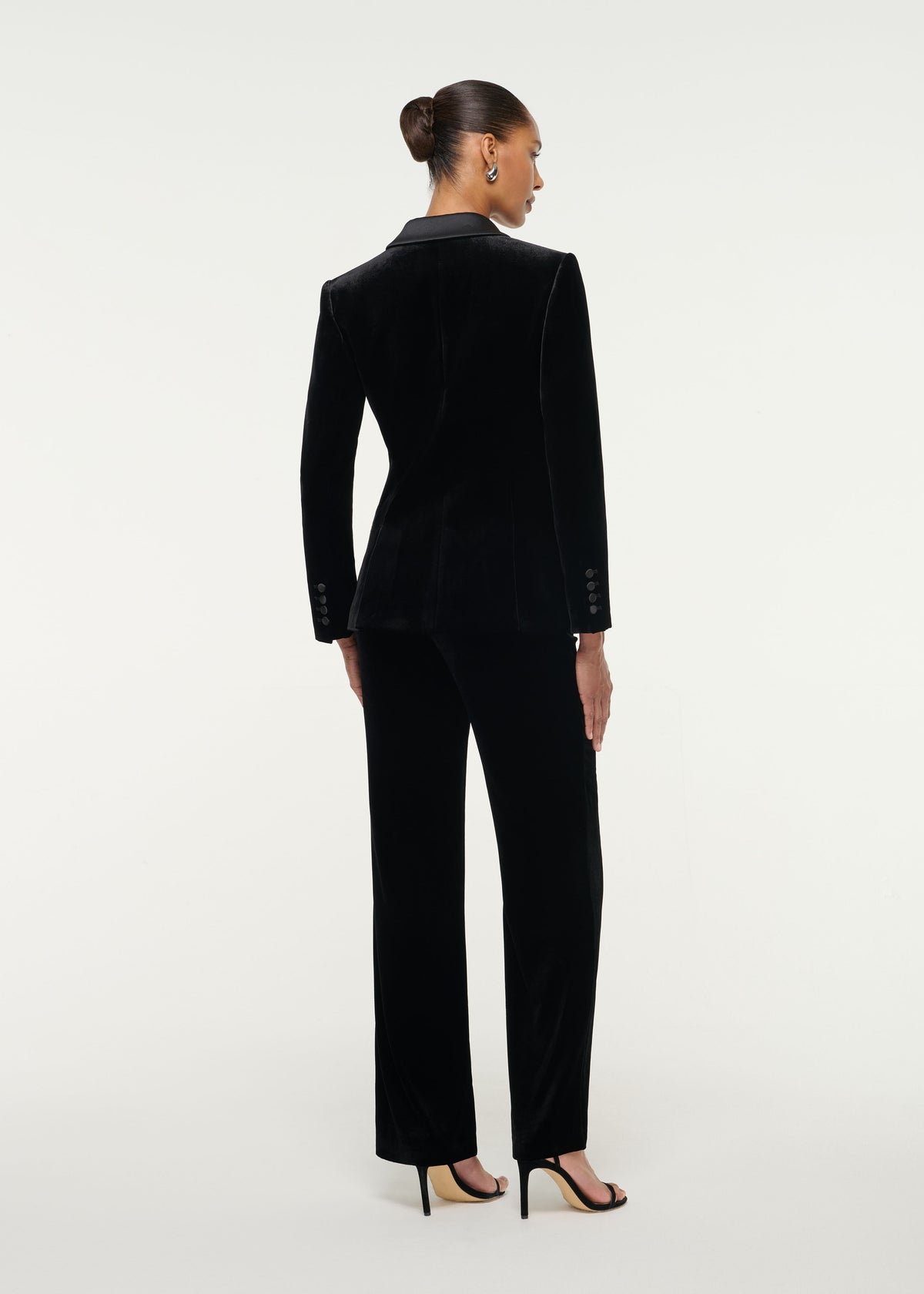 Velvet Wide Leg Trouser