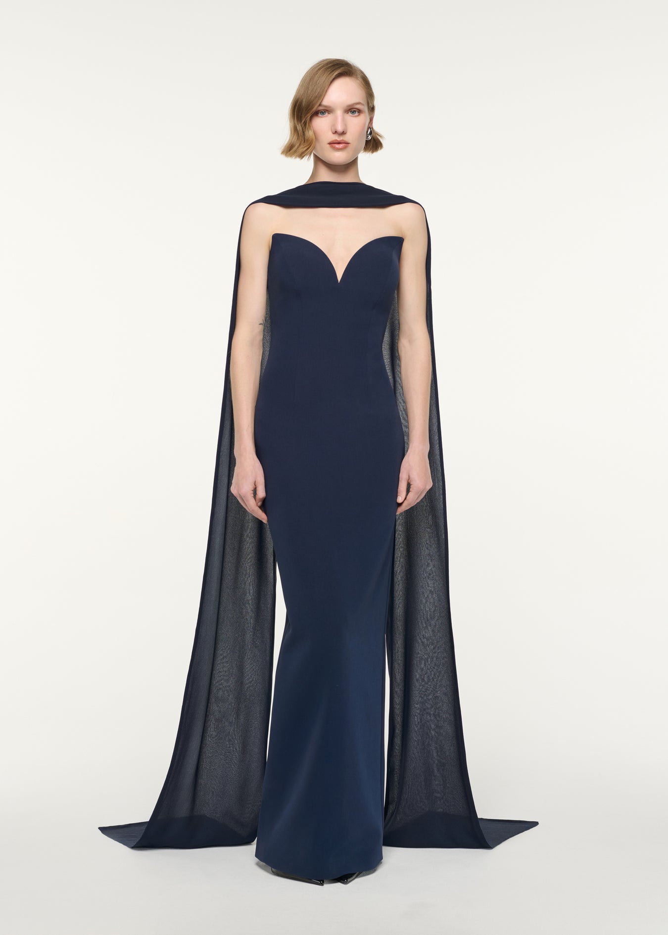 Plunge Neckline Gown