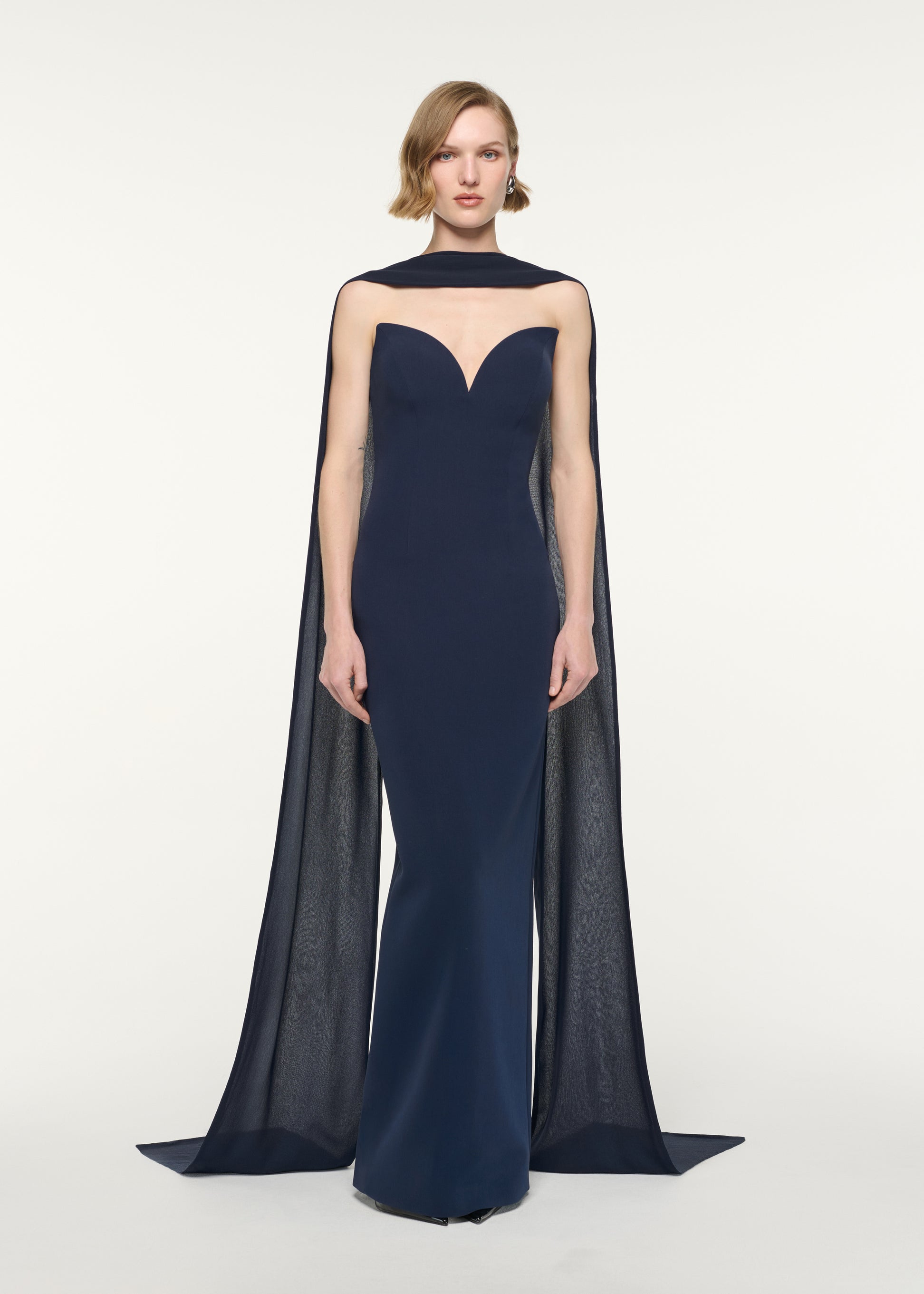 Plunge Neckline Gown