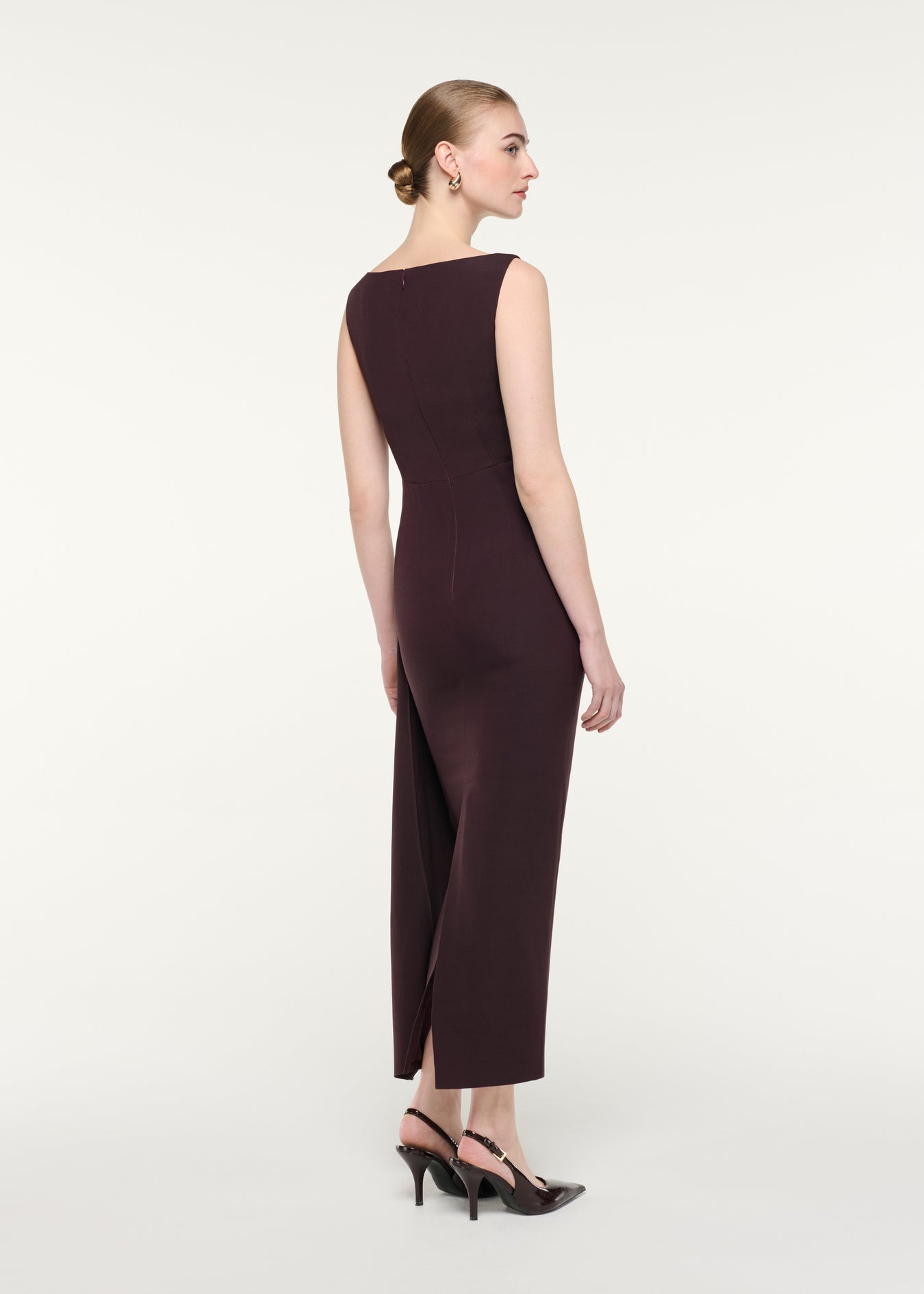 Sleeveless Column Midi Dress