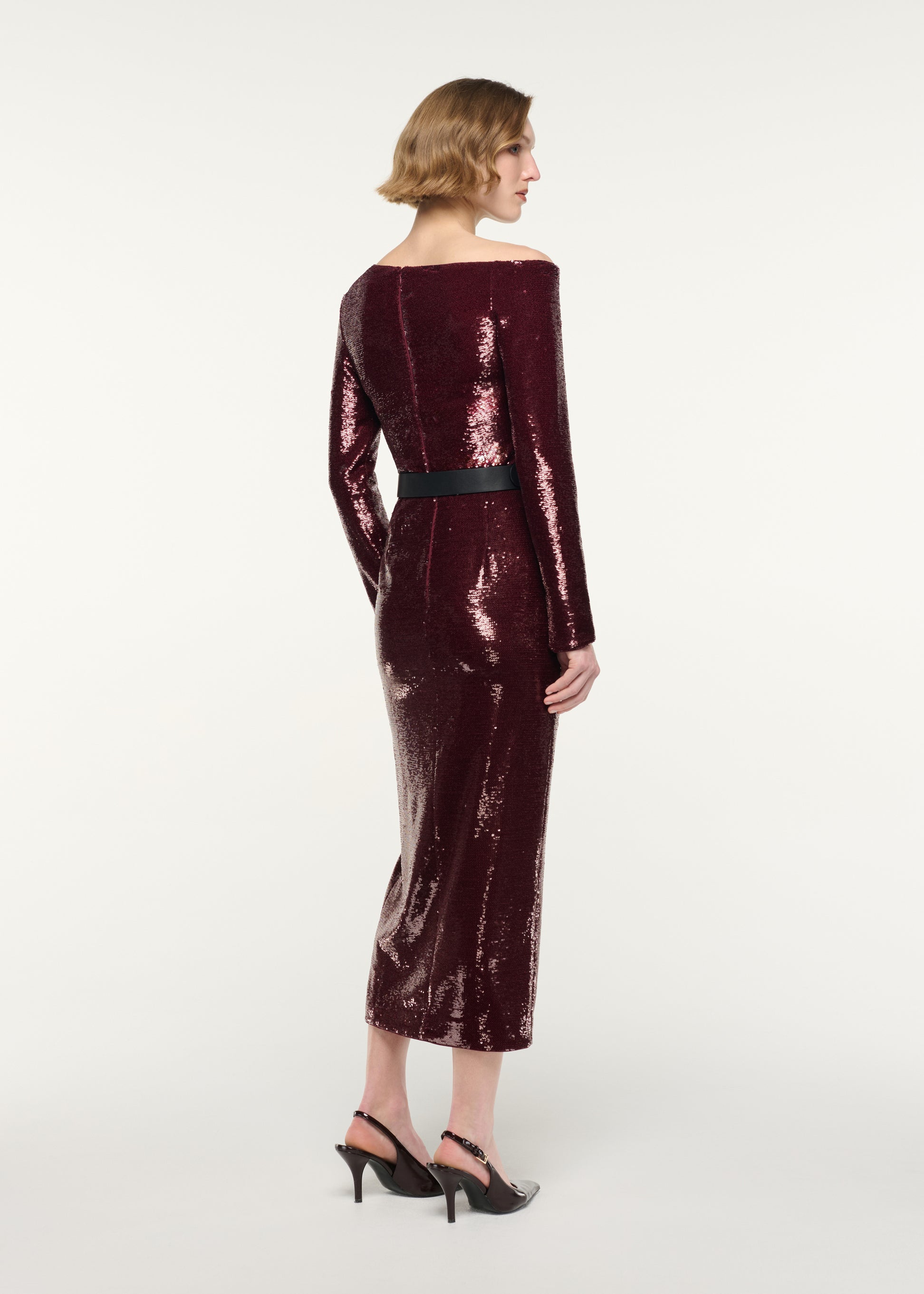 Asymetric Neckline Fitted Top