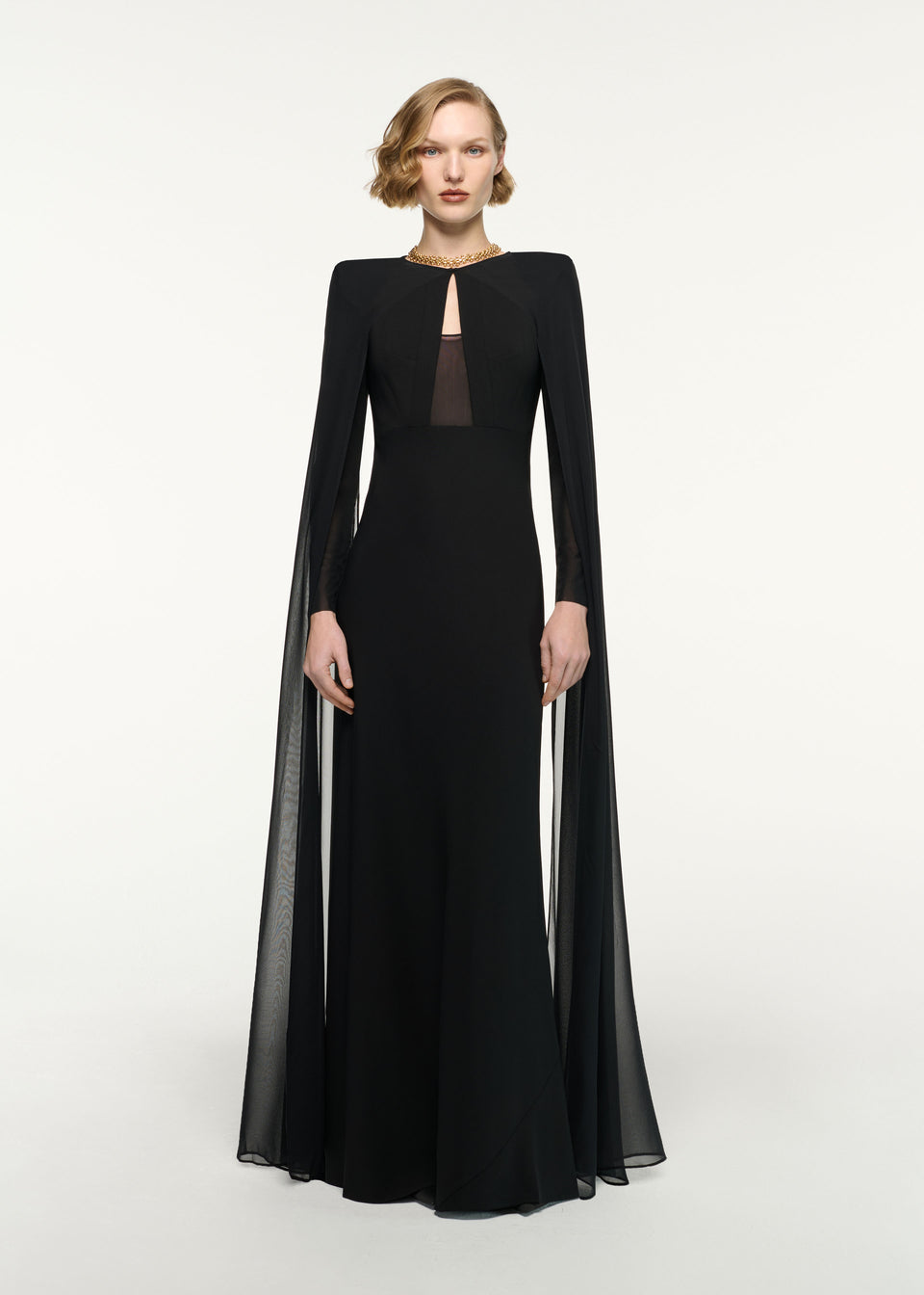 Off-The-Shoulder Stretch-Cady Gown in Black – Roland Mouret