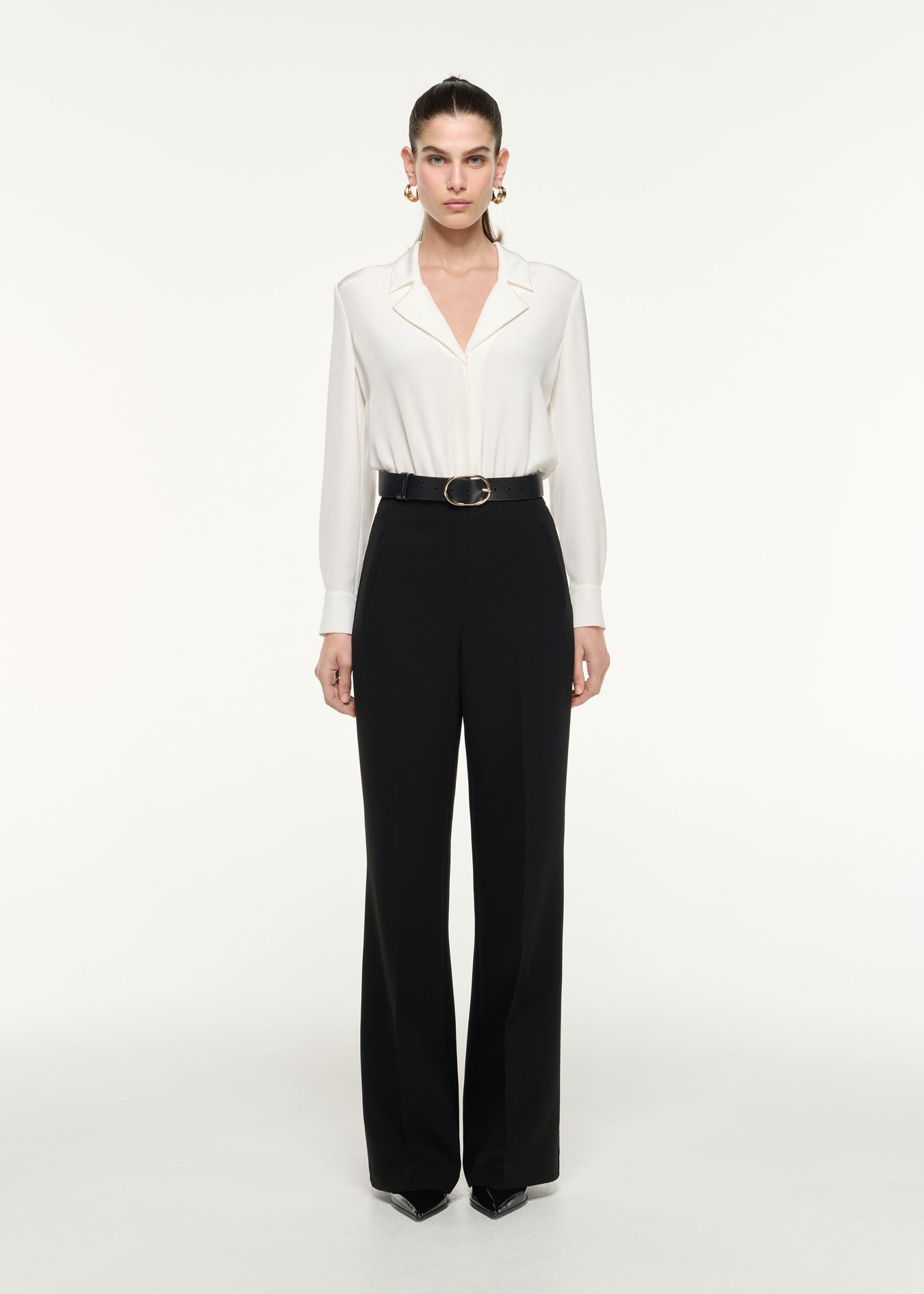 High Waisted Cady Trouser