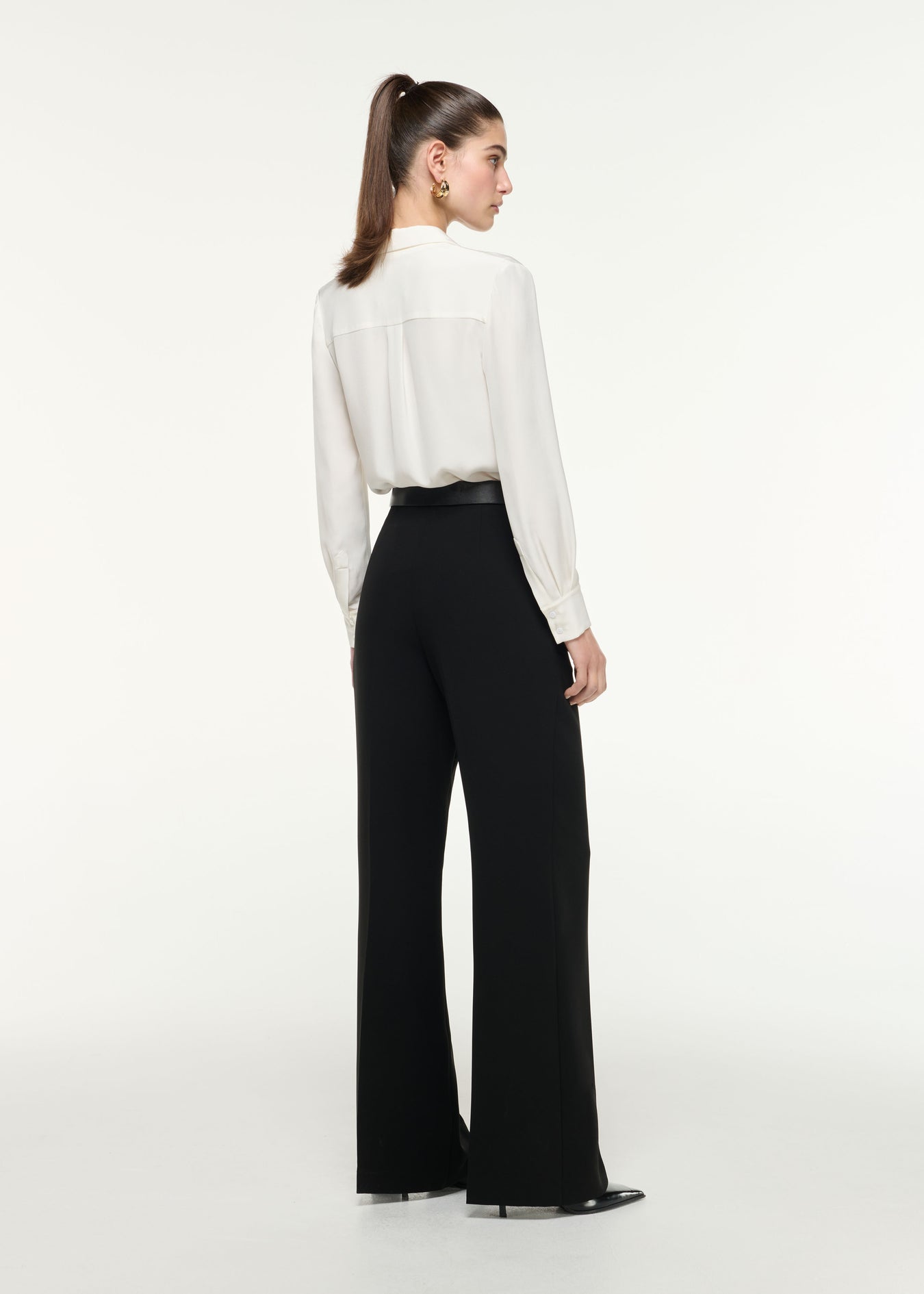 High Waisted Cady Trouser