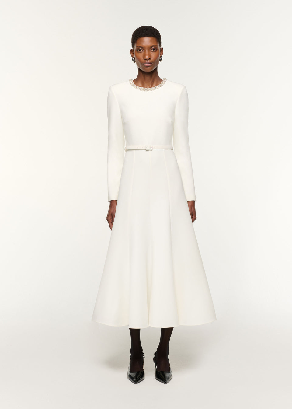 Shirt Dress Gown in White Roland Mouret Shirt Dress Gown in White Roland Mouret
