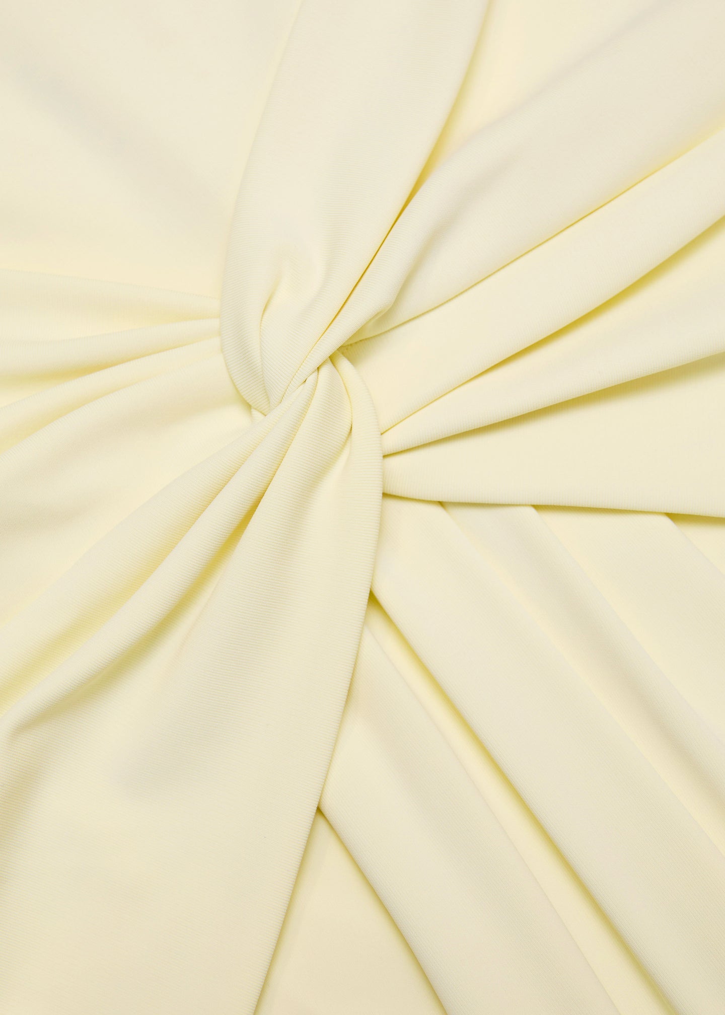 Waterfall Twist Drape Jersey Dress