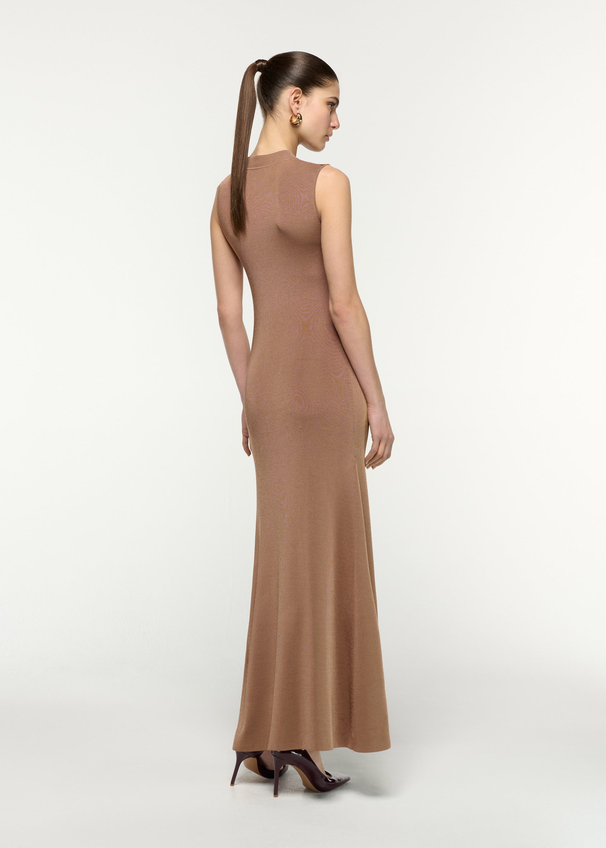 Buckle Viscose Knit Dress