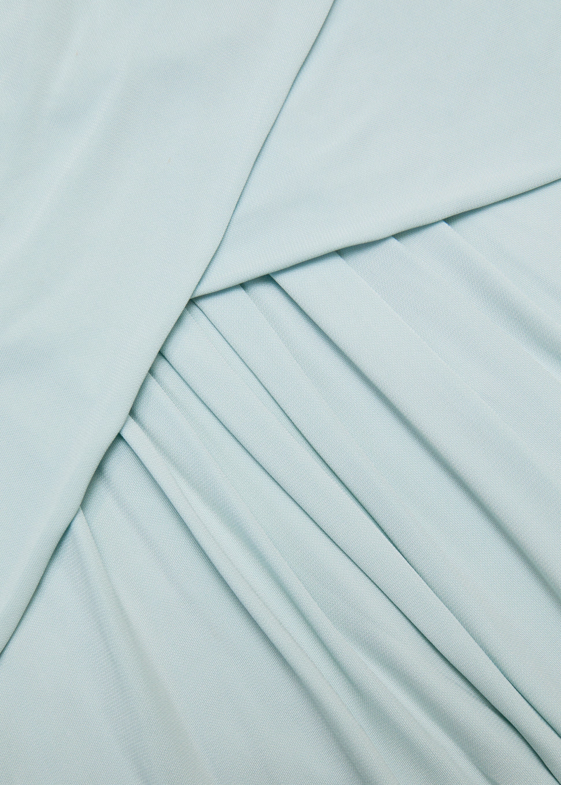 Waterfall Cross Drape Jersey Gown