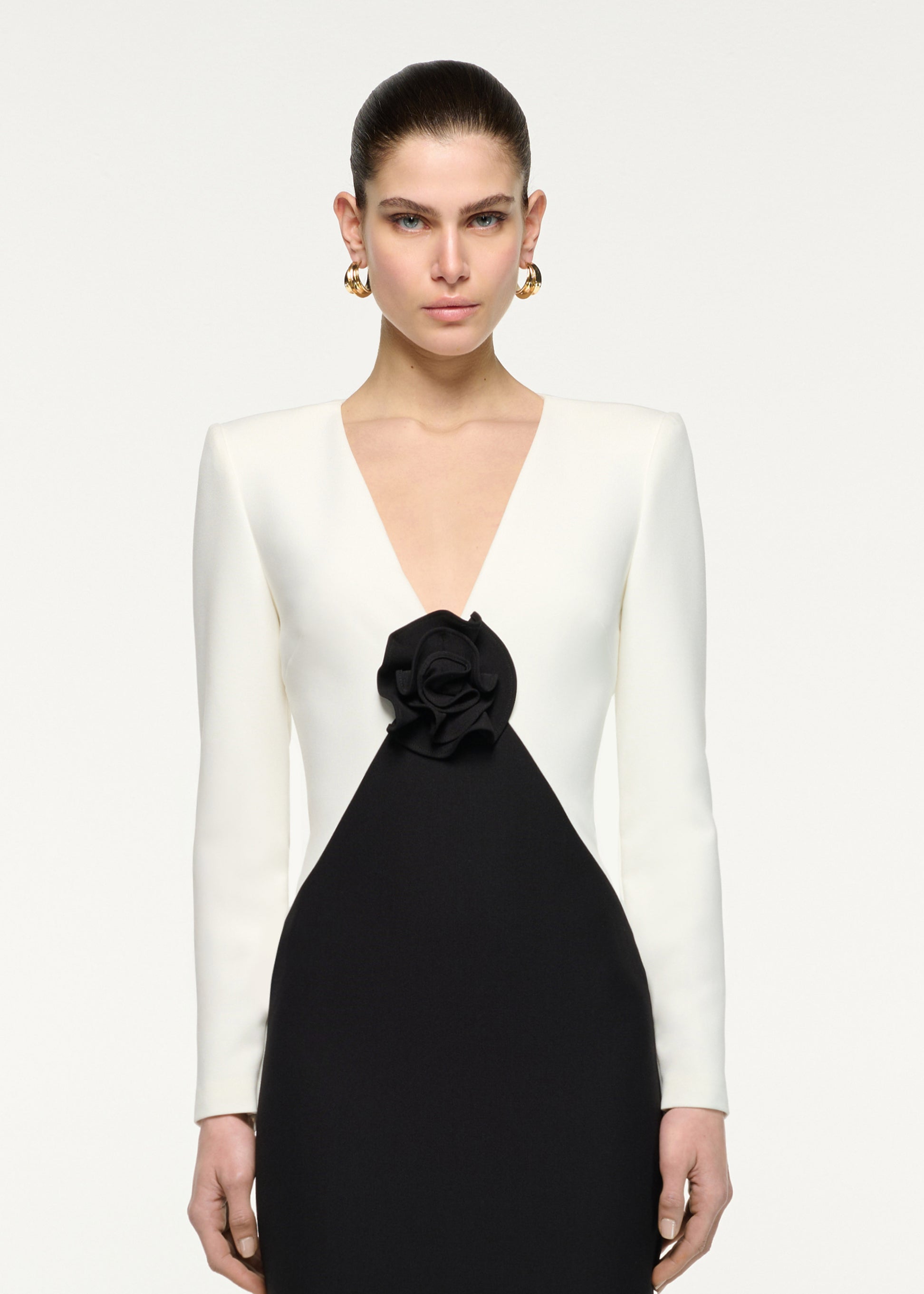 Flower Monochrome Gown