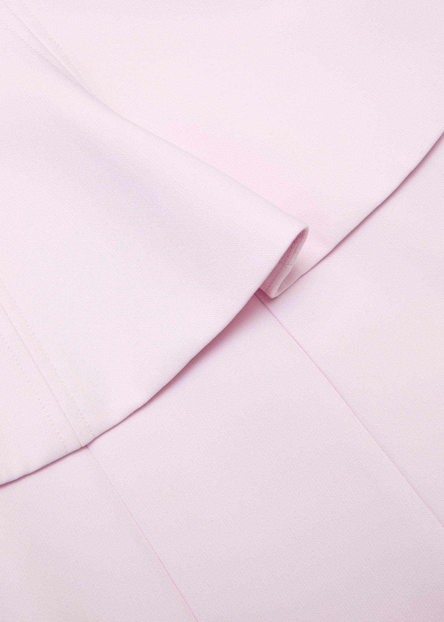 Crepe Peplum Midi Dress