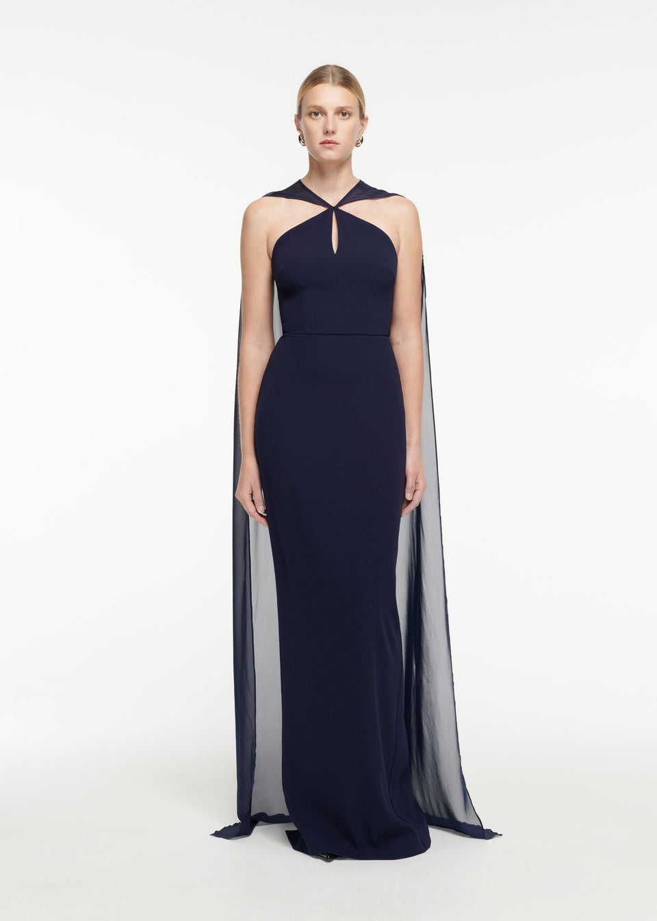 Satin Crepe Gown