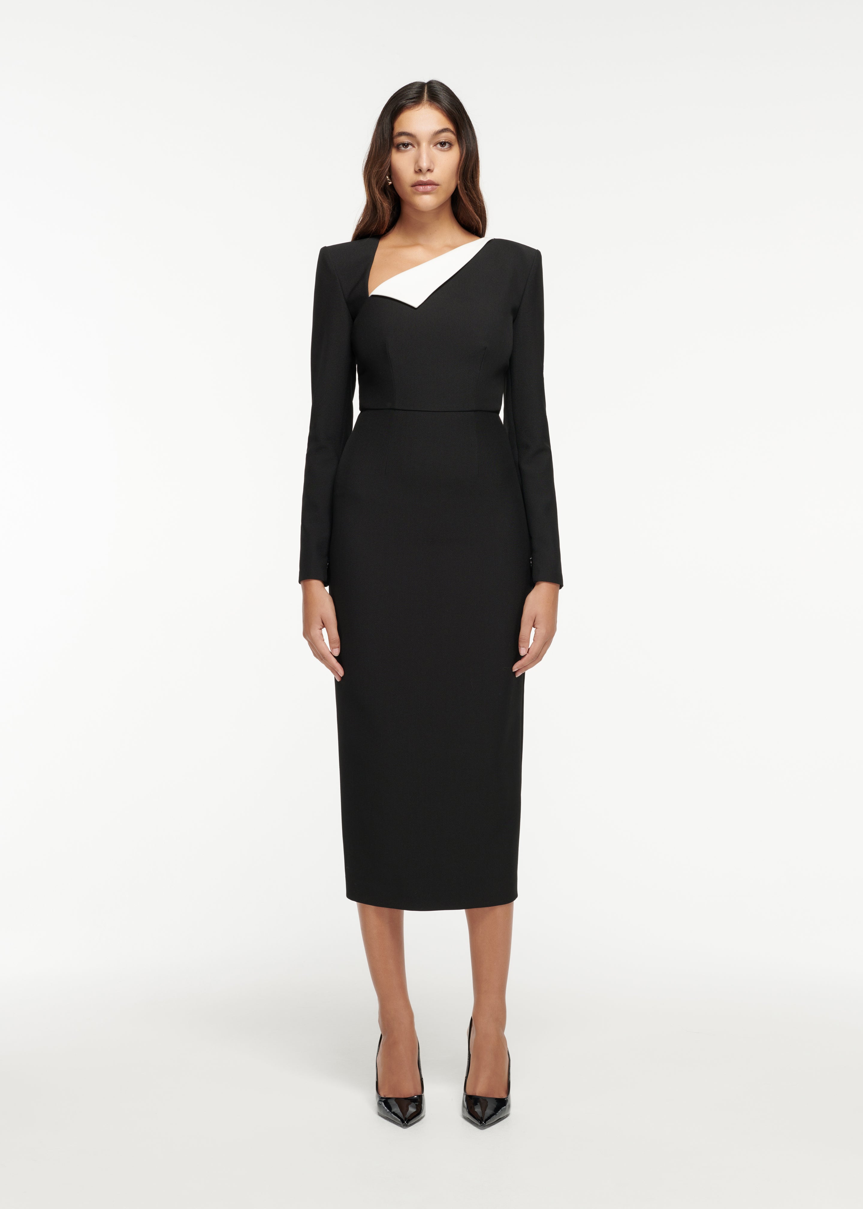 Long Sleeve Crepe Midi Dress Roland Mouret long-sleeve-crepe-midi-dress-roland-mouret