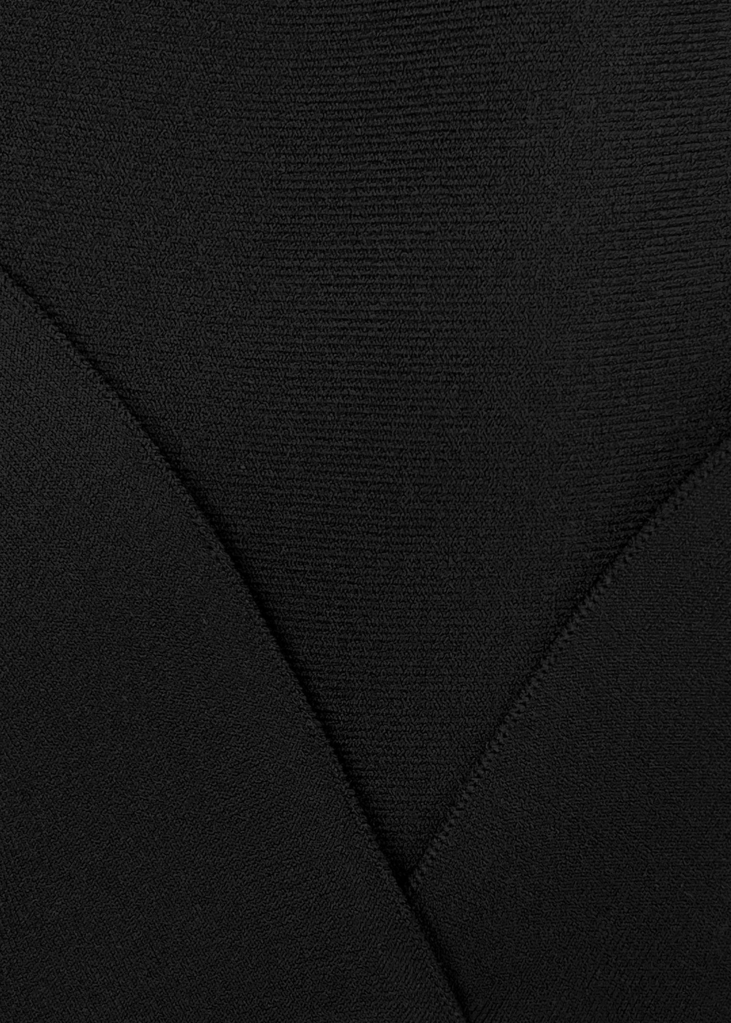 Detachable Sleeve Knit Midi Dress